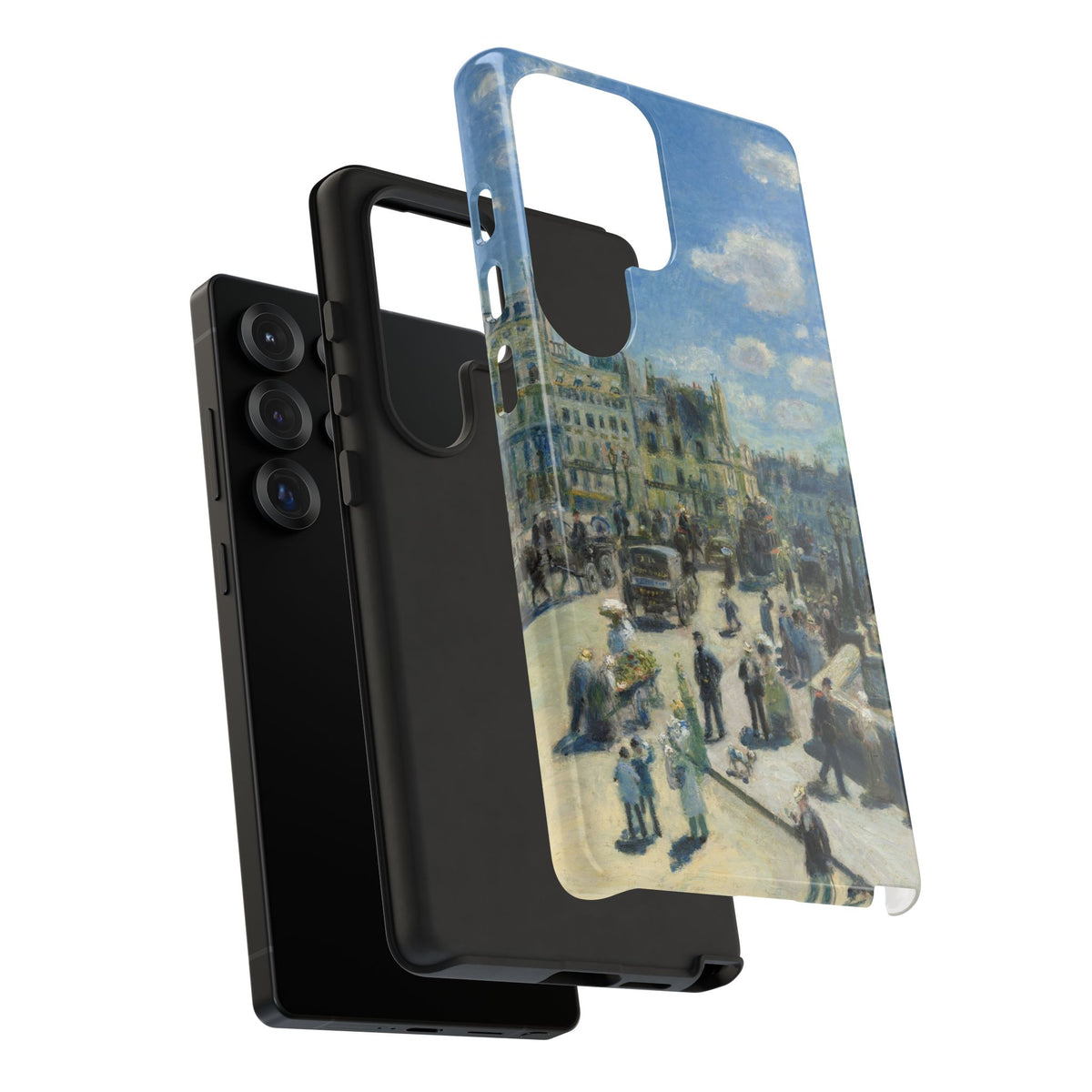 Pont Neuf Paris by Pierre Auguste Renoir - Samsung Tough Case