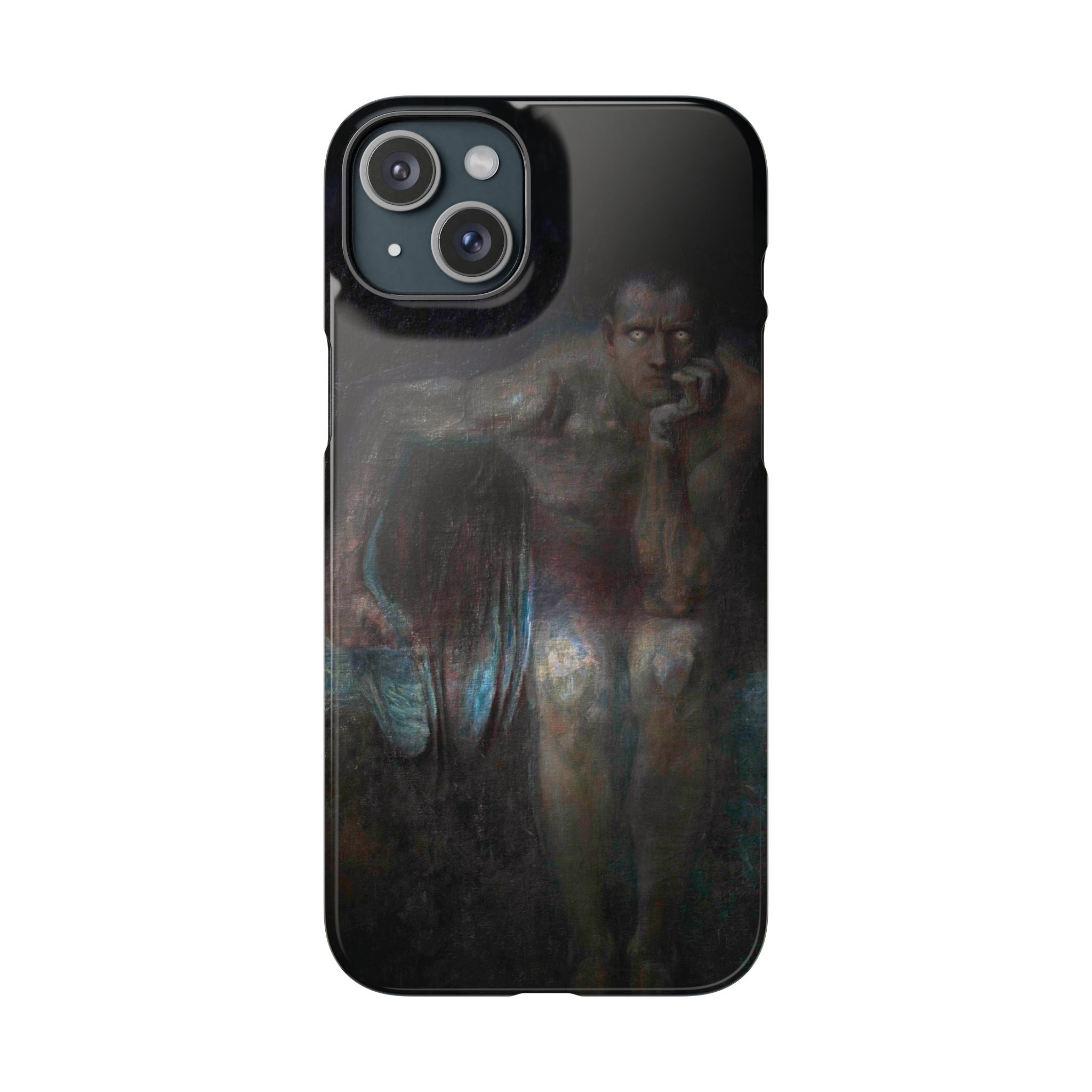 Lucifer by Franz von Stuck - iPhone Slim Case