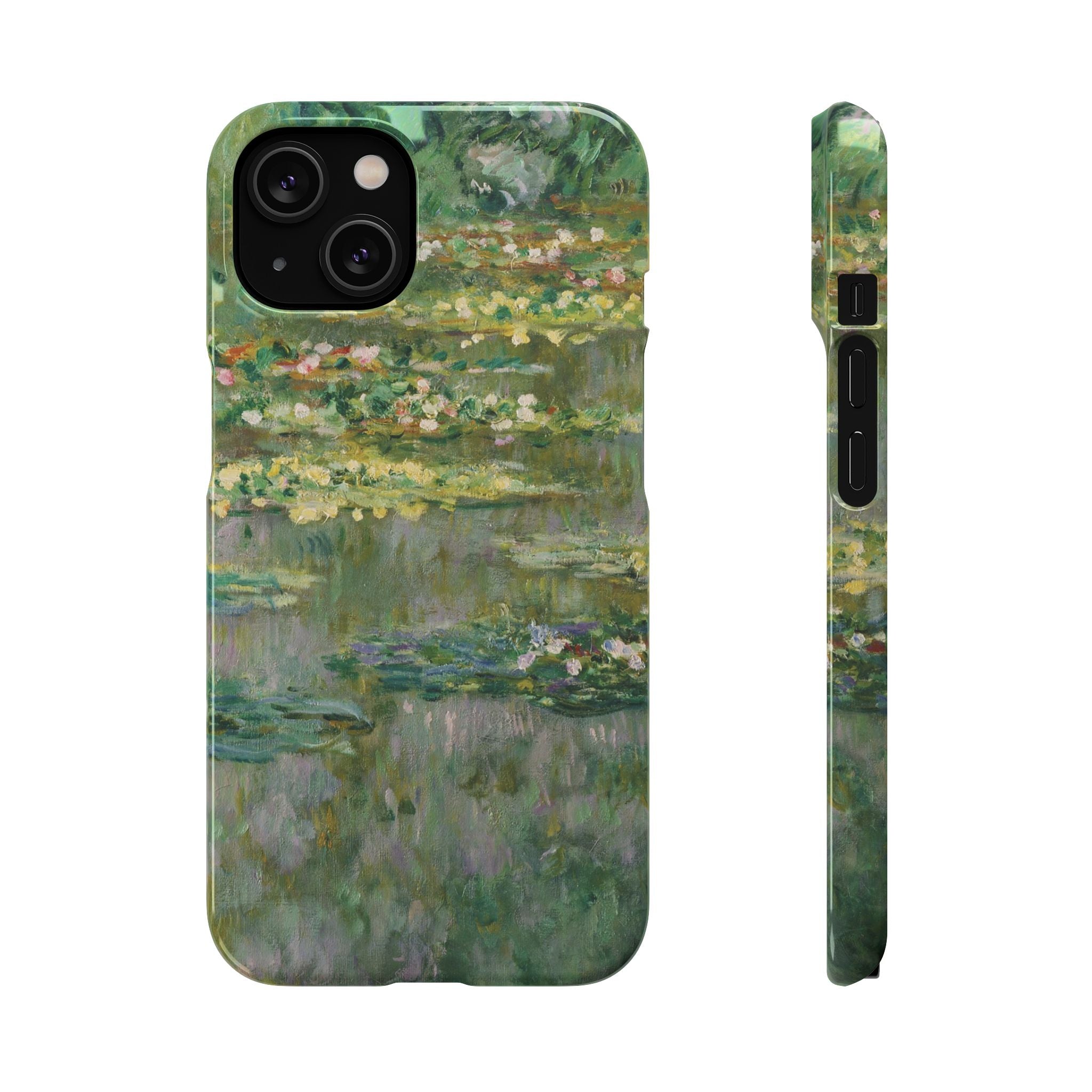 Le Bassin des Nymphéas by Claude Monet - iPhone Slim Case