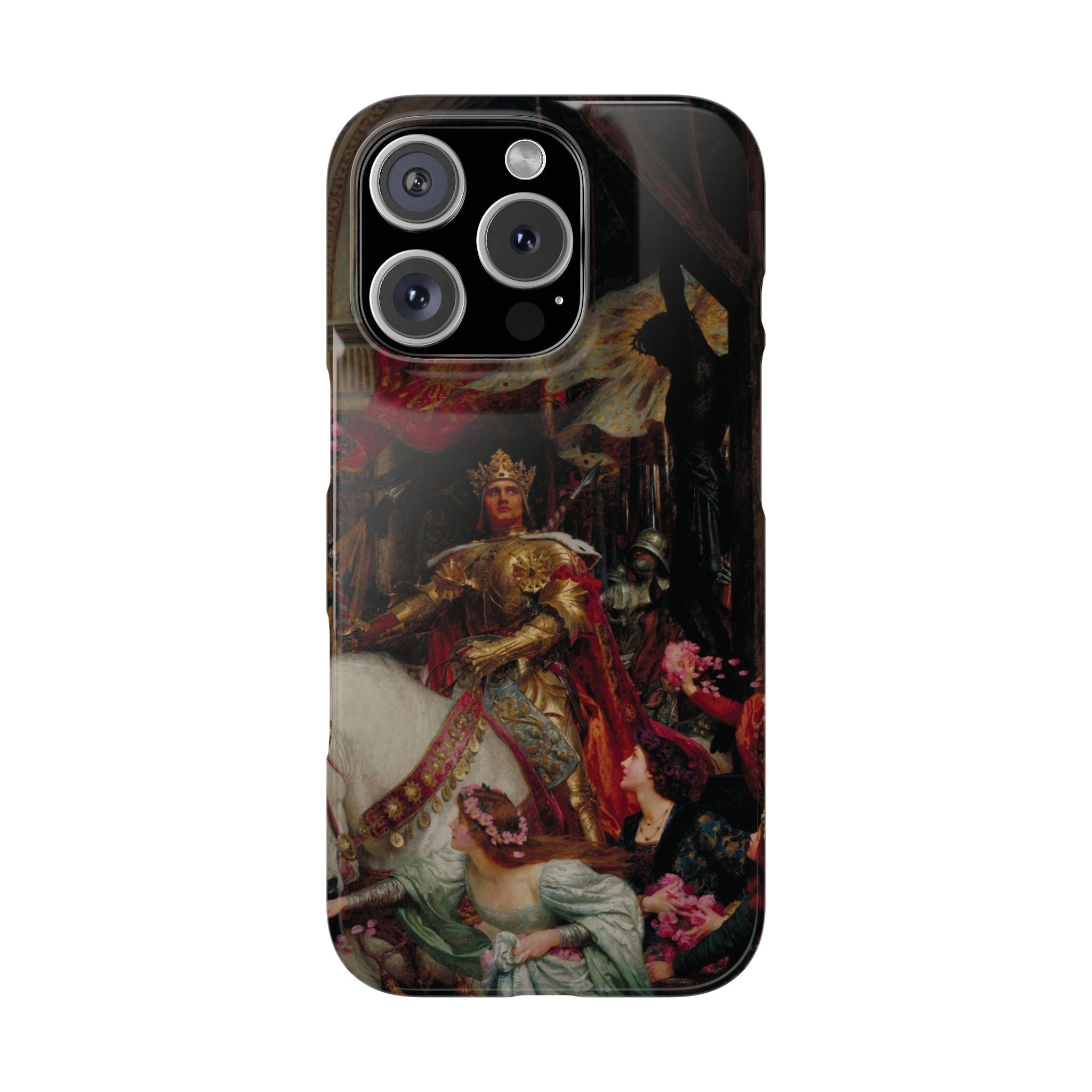 The Two Crowns by Frank Dicksee - iPhone Slim Case