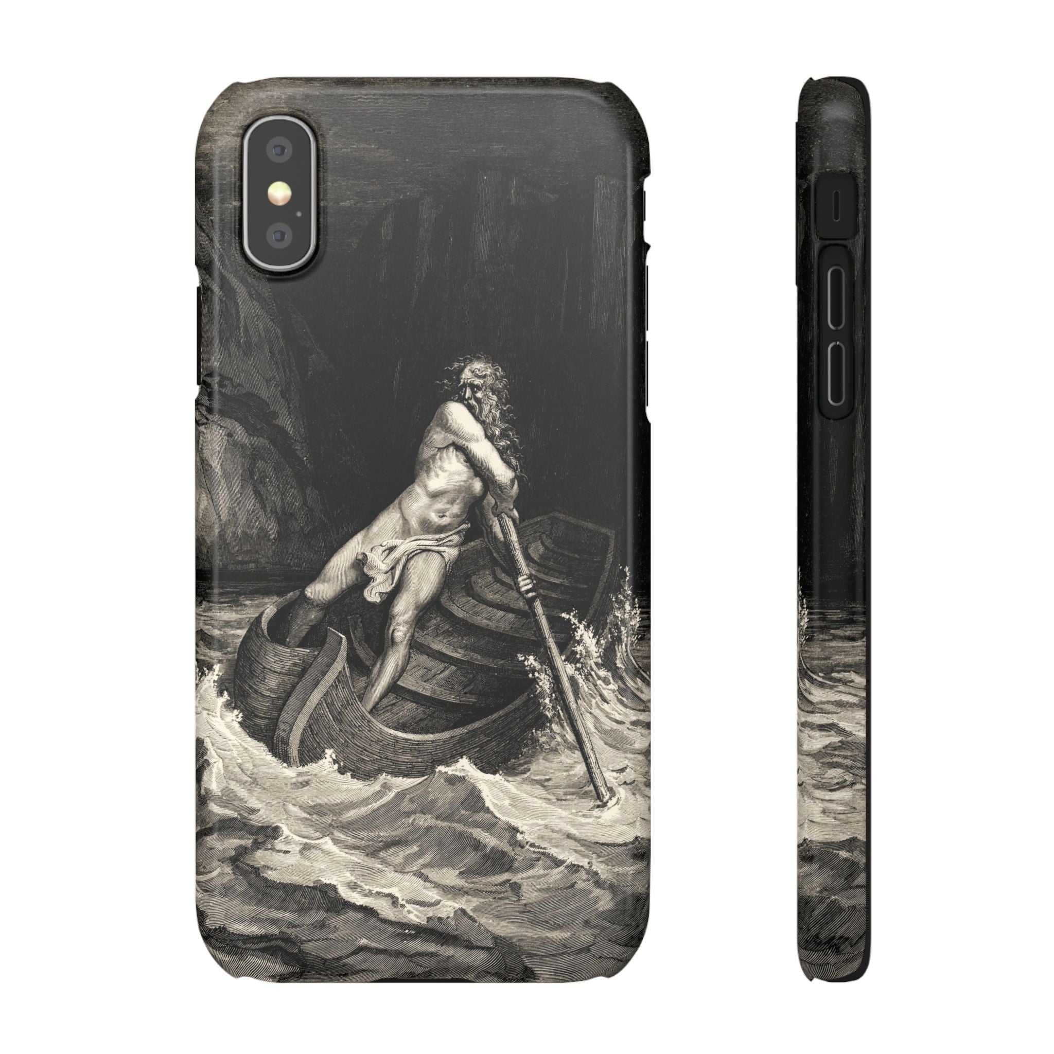 Canto III - Charon by Gustave Doré - iPhone Slim Case