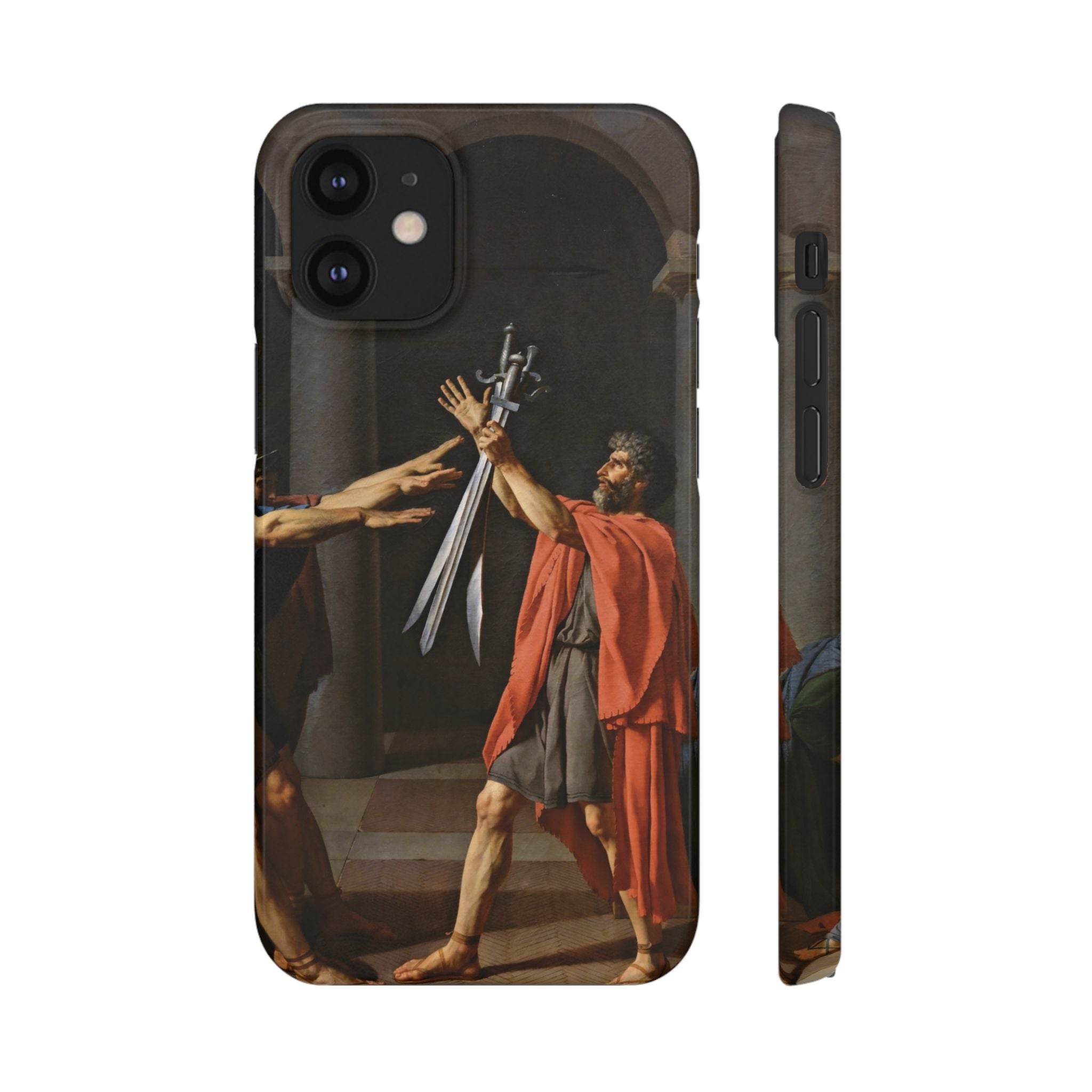 Oath of the Horatii by Jacques-Louis David - iPhone Slim Case
