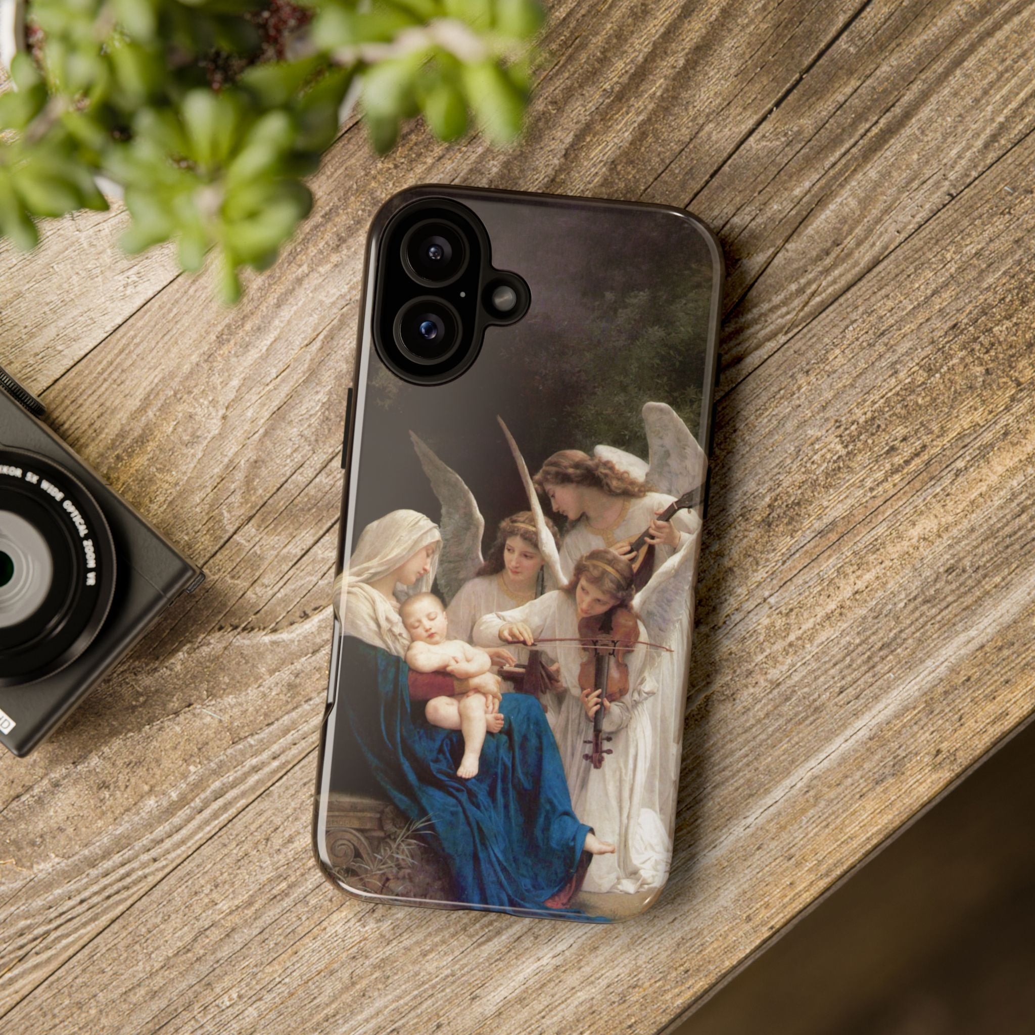The Virgin of the angels by William-Adolphe Bouguereau - iPhone Tough Case