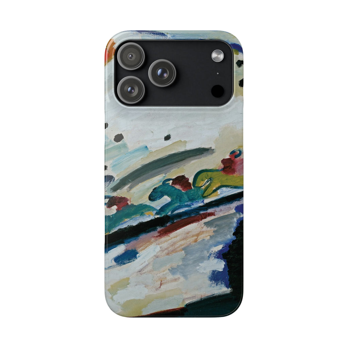 Romantic Landscape by Vasily Kandinsky - iPhone Slim Case
