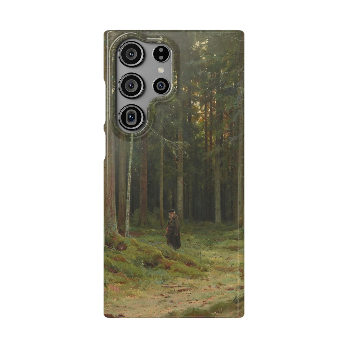 In the Forest of Countess Mordvinova Petergof by Ivan Ivanovich Shishkin - Samsung Slim Case