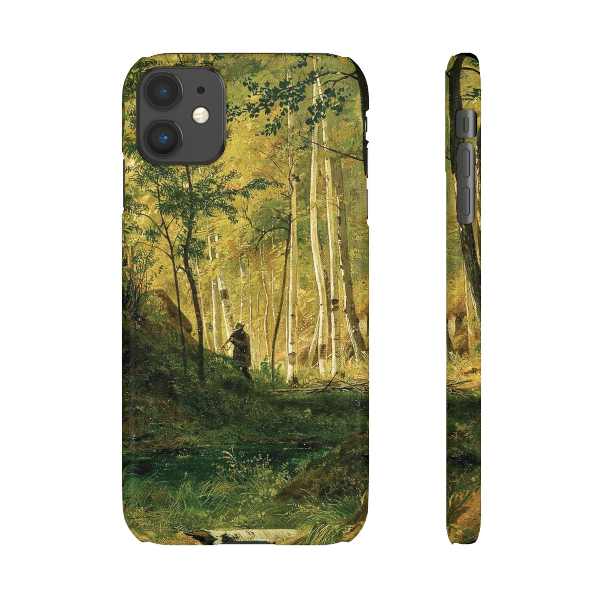 Landscape with a Hunter Valaam Island by Ivan Ivanovich Shishkin - iPhone Slim Case
