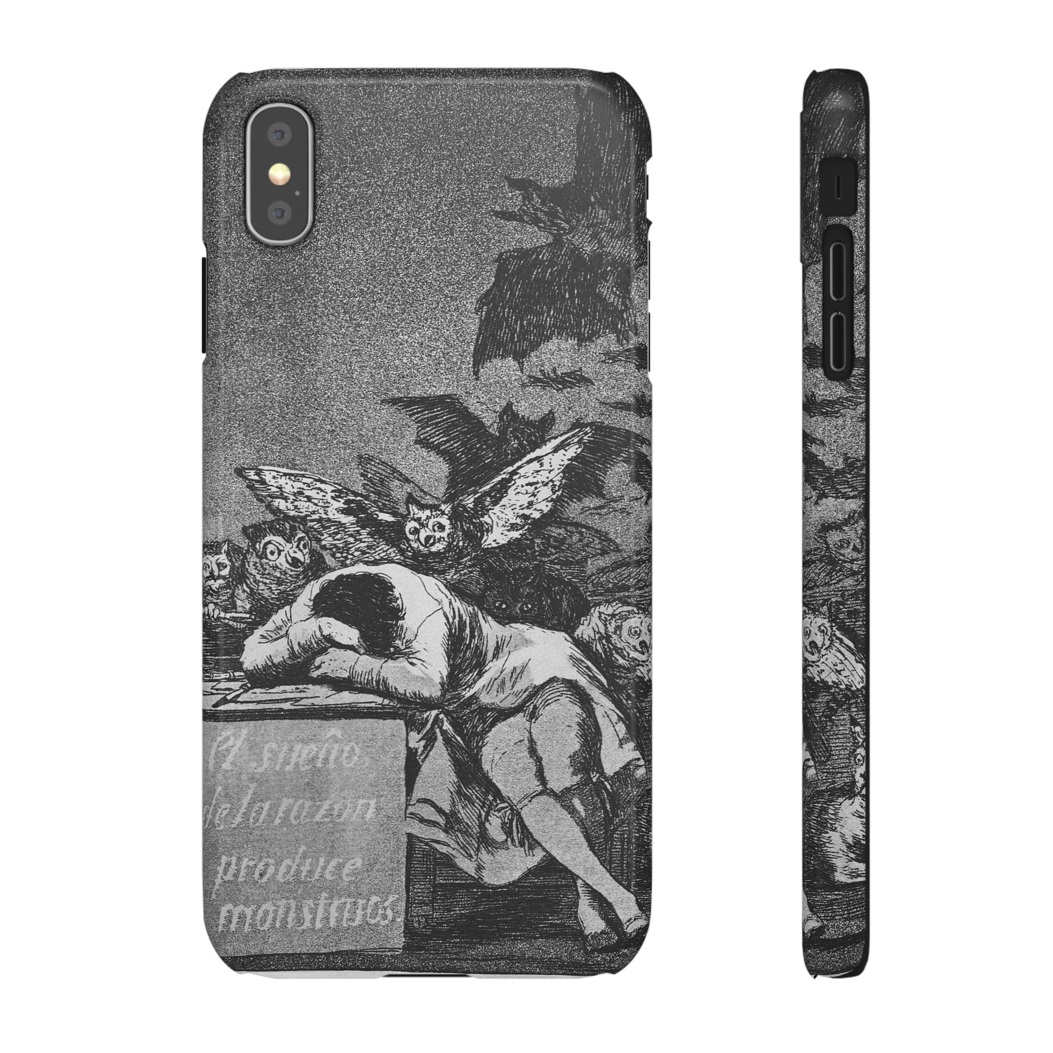 The Sleep of Reason Produces Monsters by Francisco Goya - iPhone Slim Case
