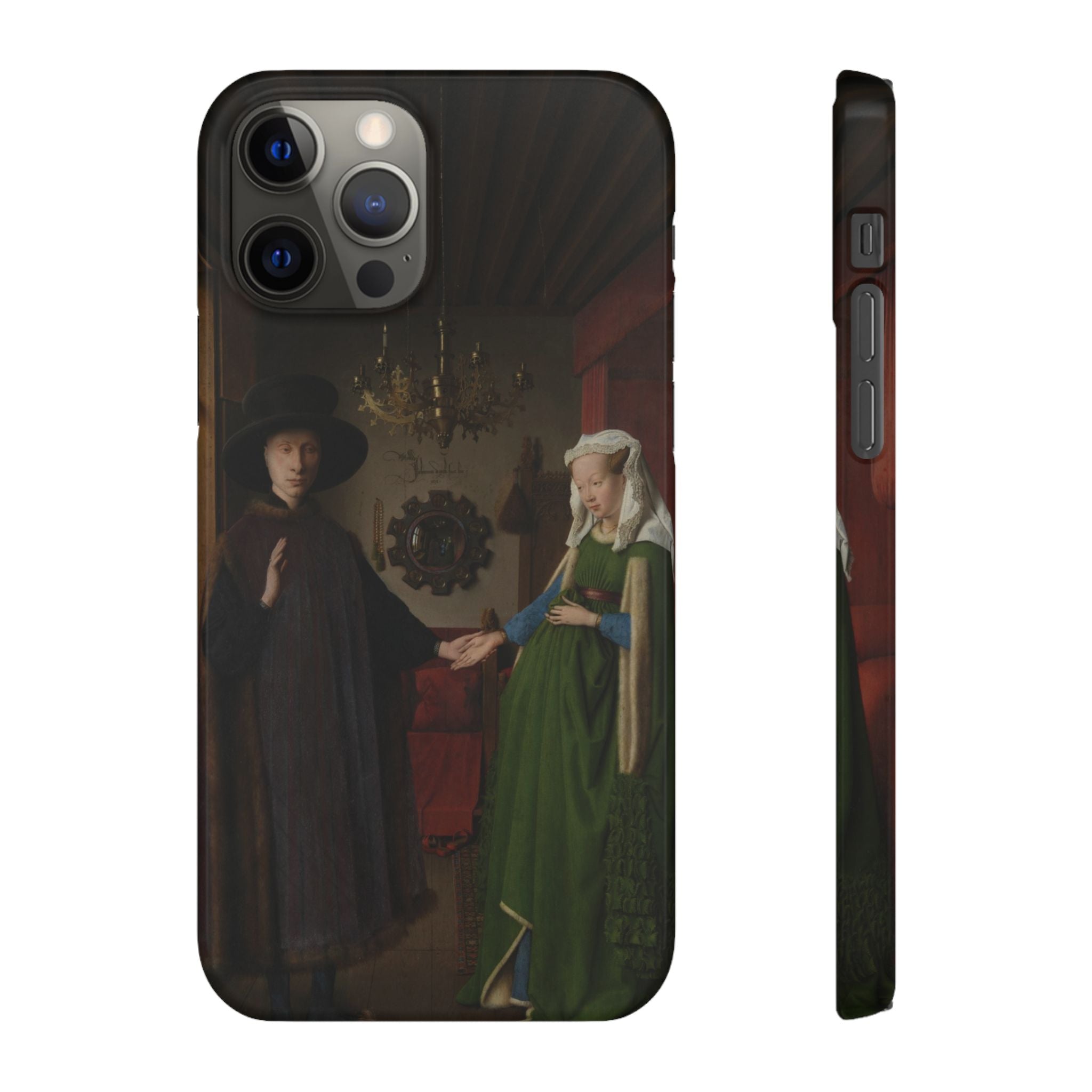 The Arnolfini Portrait by Jan van Eyck - iPhone Slim Case