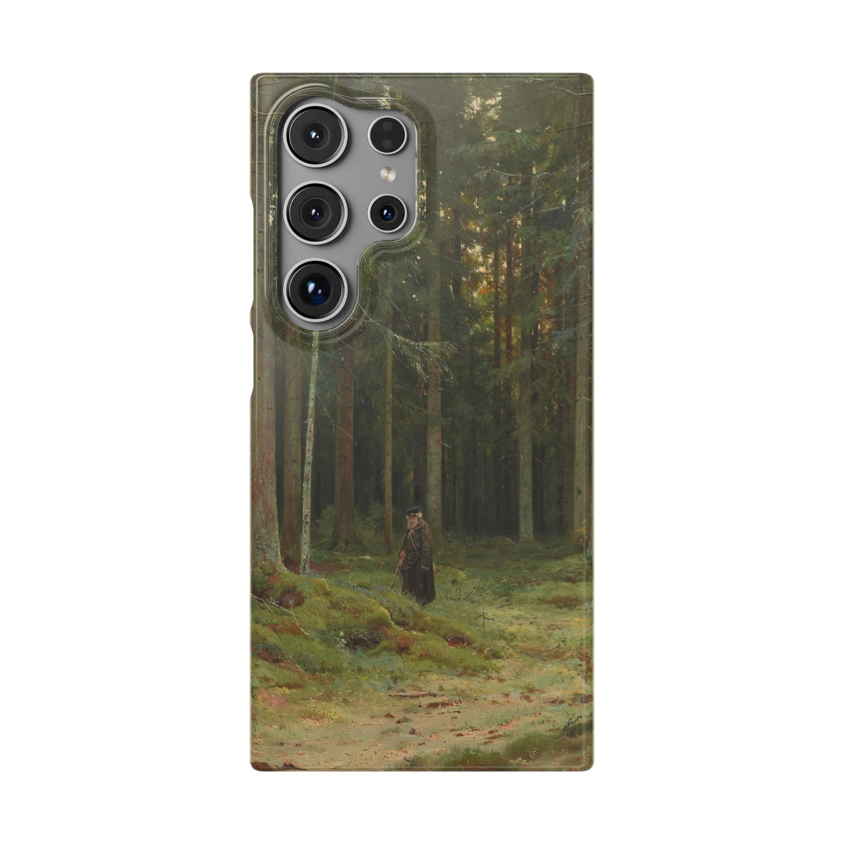 In the Forest of Countess Mordvinova Petergof by Ivan Ivanovich Shishkin - Samsung Slim Case