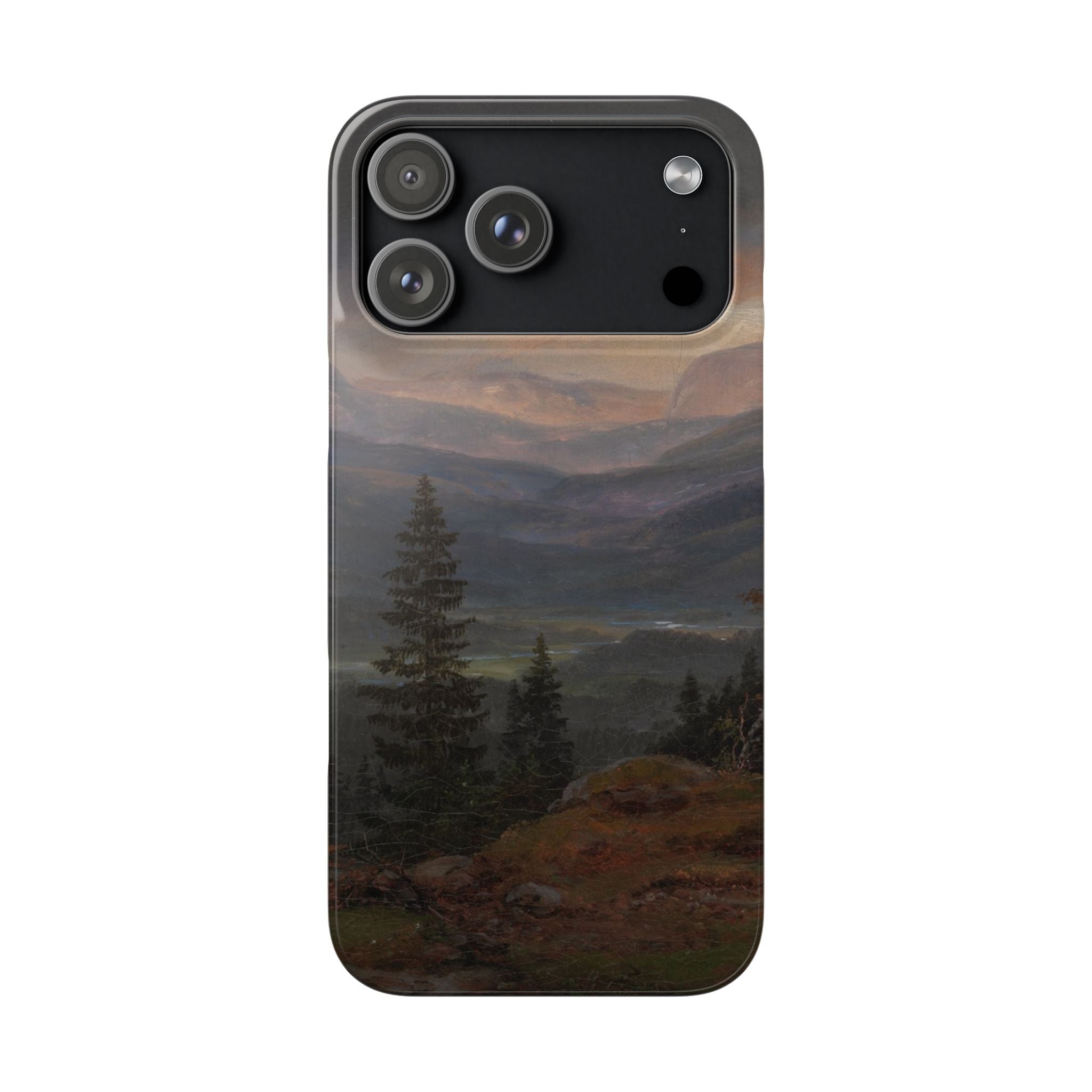 View over Hallingdal by Johan Dahl - iPhone Slim Case