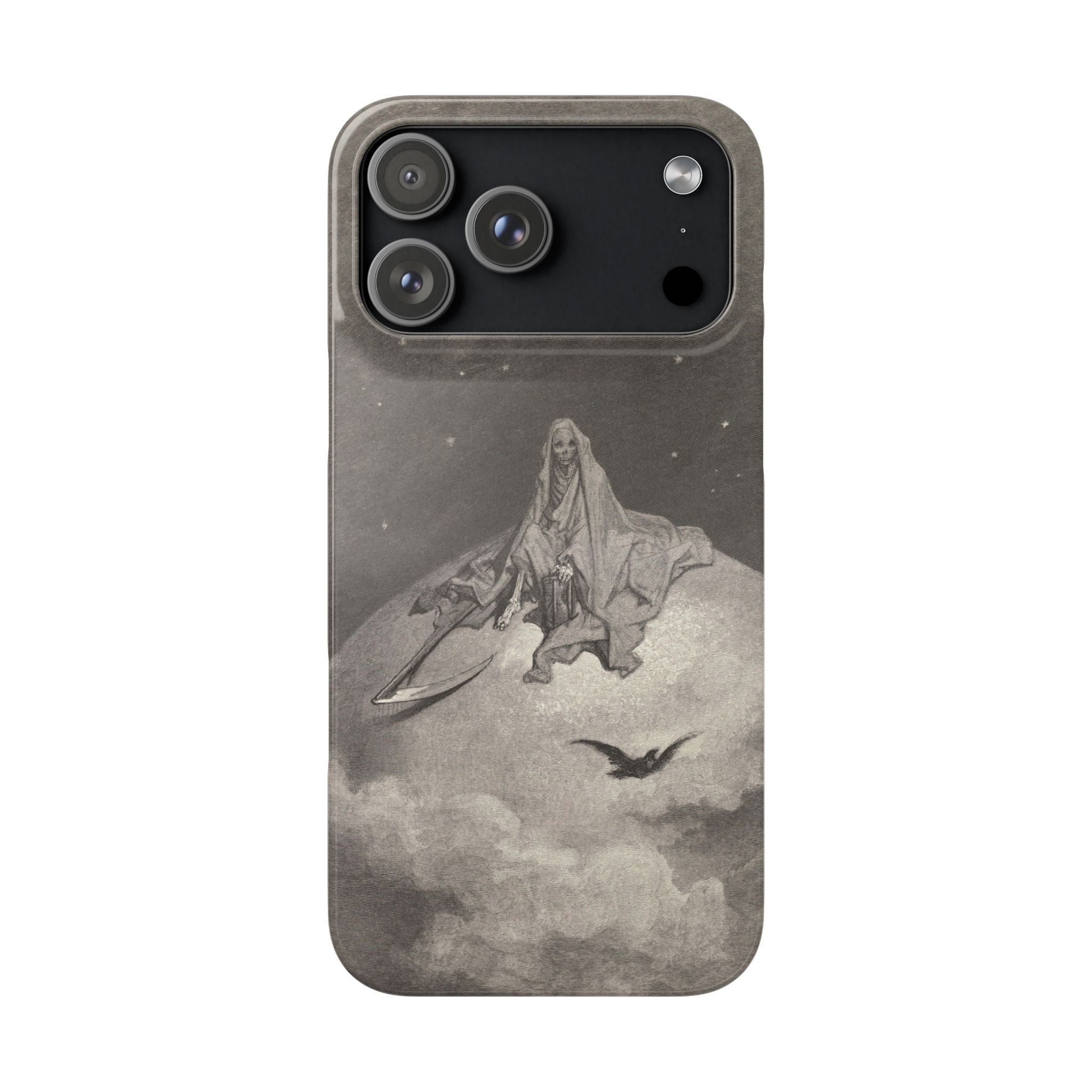 Doubting, dreaming dreams no mortal ever dared to dream before by Gustave Doré - iPhone Slim Case