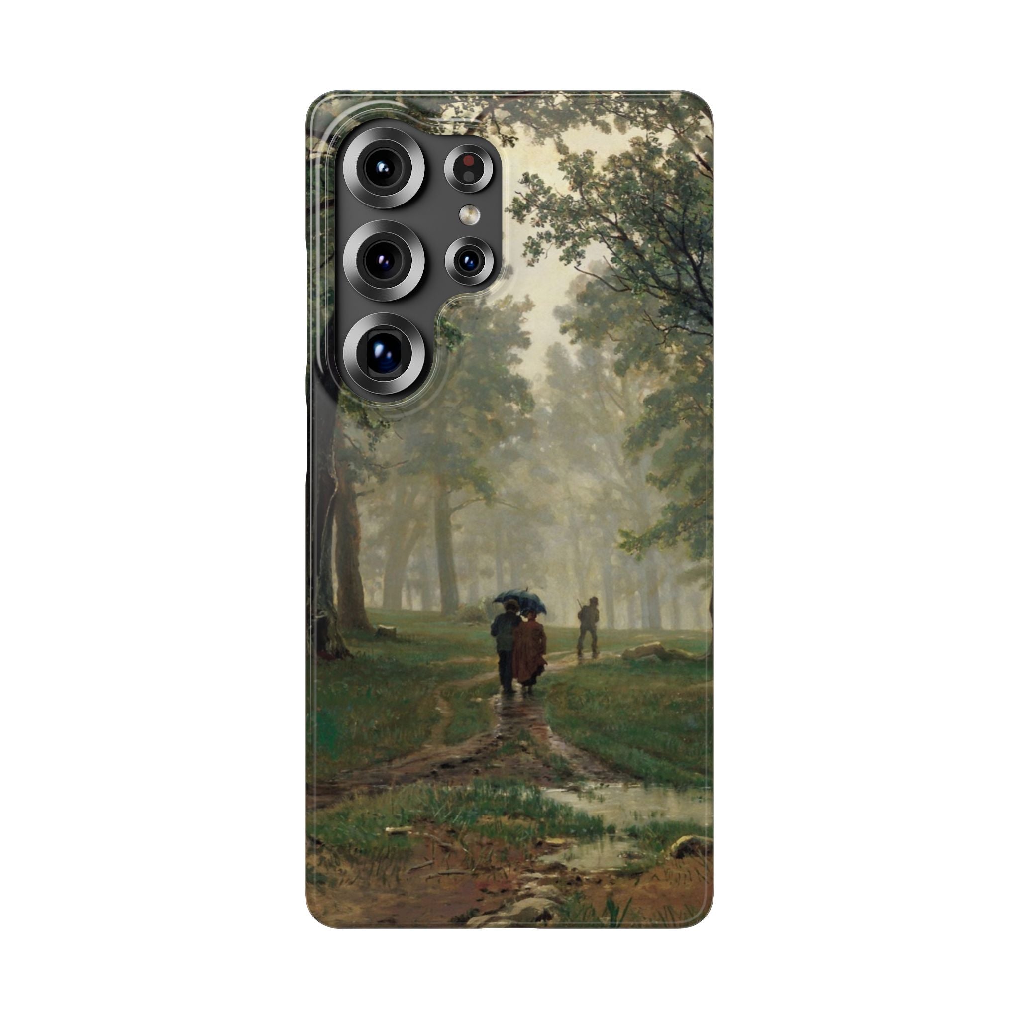 Rain in an Oak Forest by Ivan Ivanovich Shishkin - Samsung Slim Case
