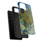 Two Poplars in the Alpilles near Saint-Rémy by Vincent van Gogh - Samsung Tough Case