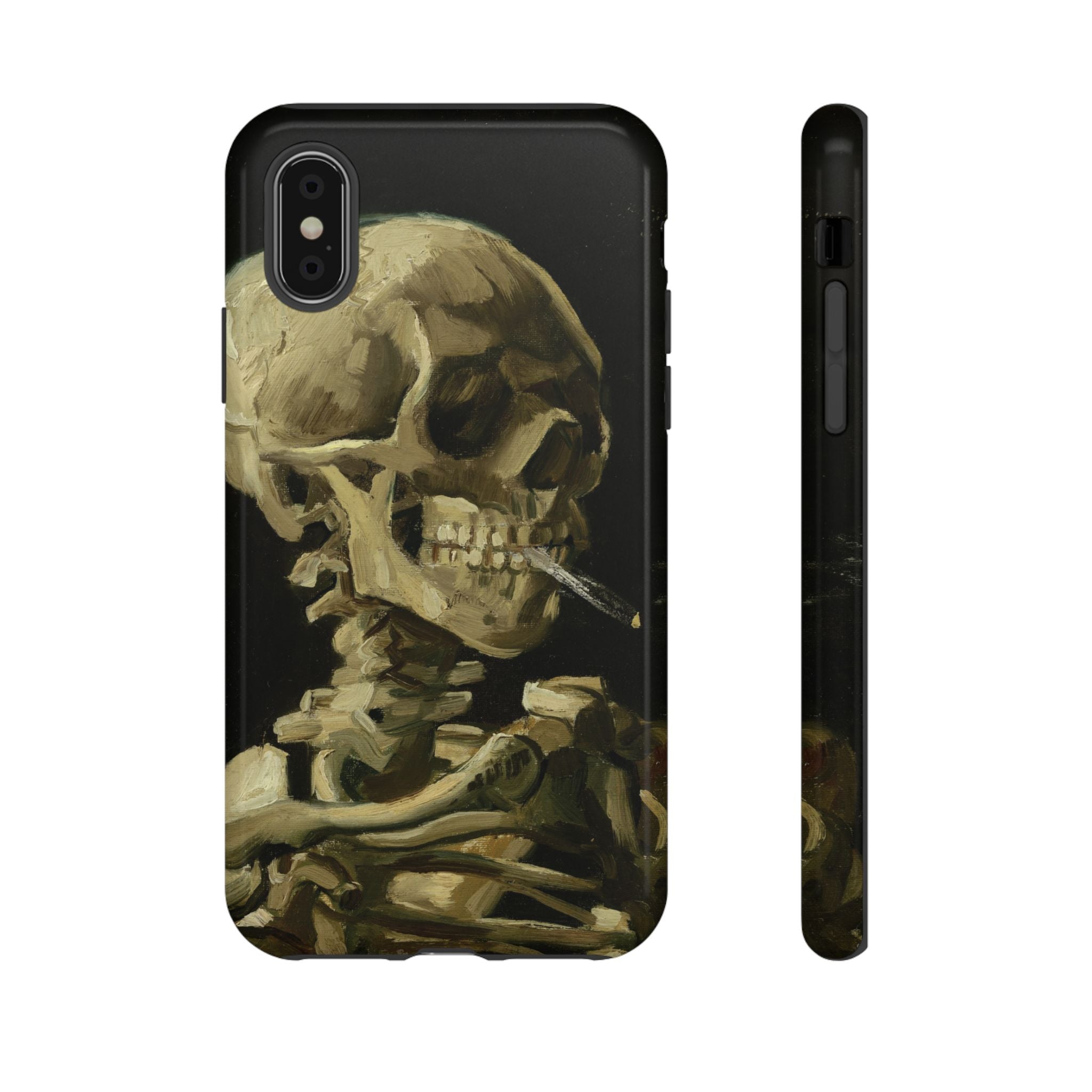 Head of a Skeleton with a Burning Cigarette by Vincent van Gogh - iPhone Tough Case