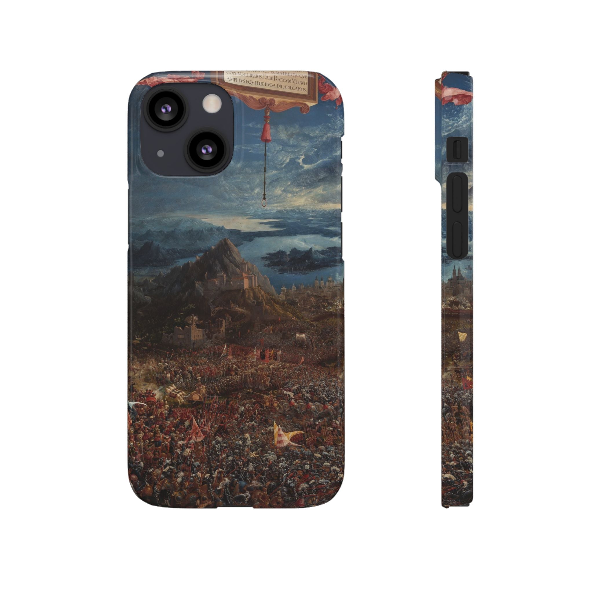 The Battle of Alexander at Issus by Albrecht Altdorfer - iPhone Slim Case