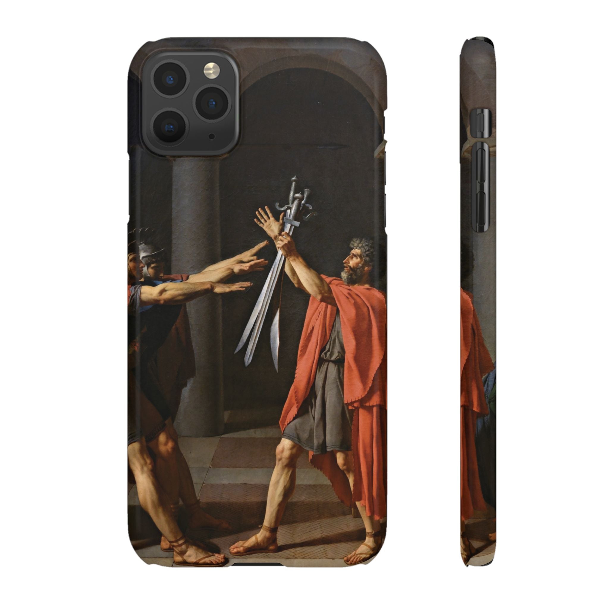 Oath of the Horatii by Jacques-Louis David - iPhone Slim Case