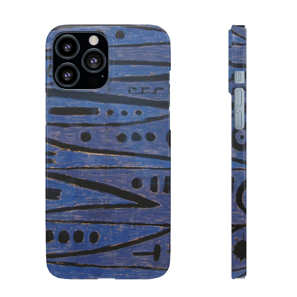 Heroic strokes of the bow by Paul Klee - iPhone Slim Case