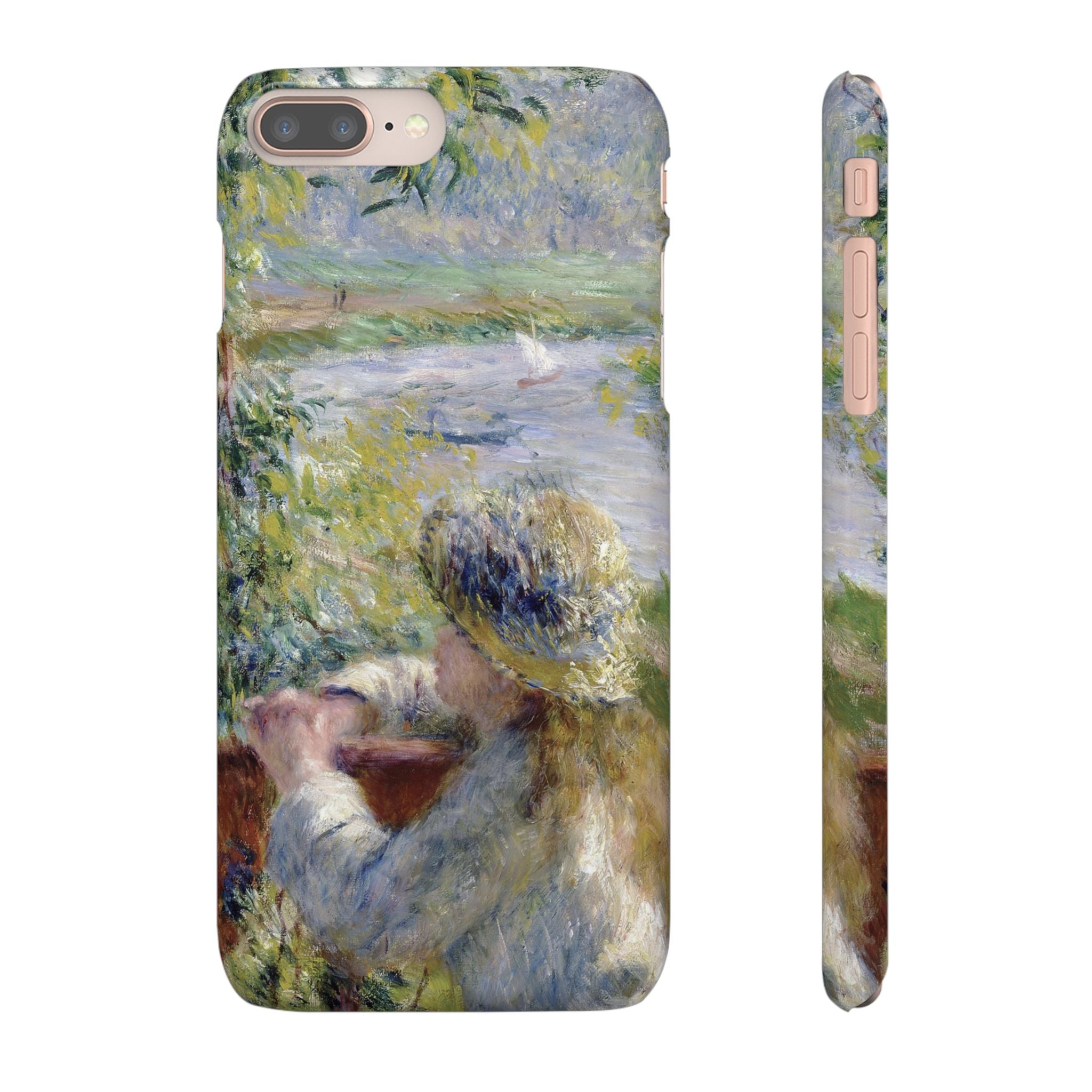 By the Water by Pierre Auguste Renoir - iPhone Slim Case
