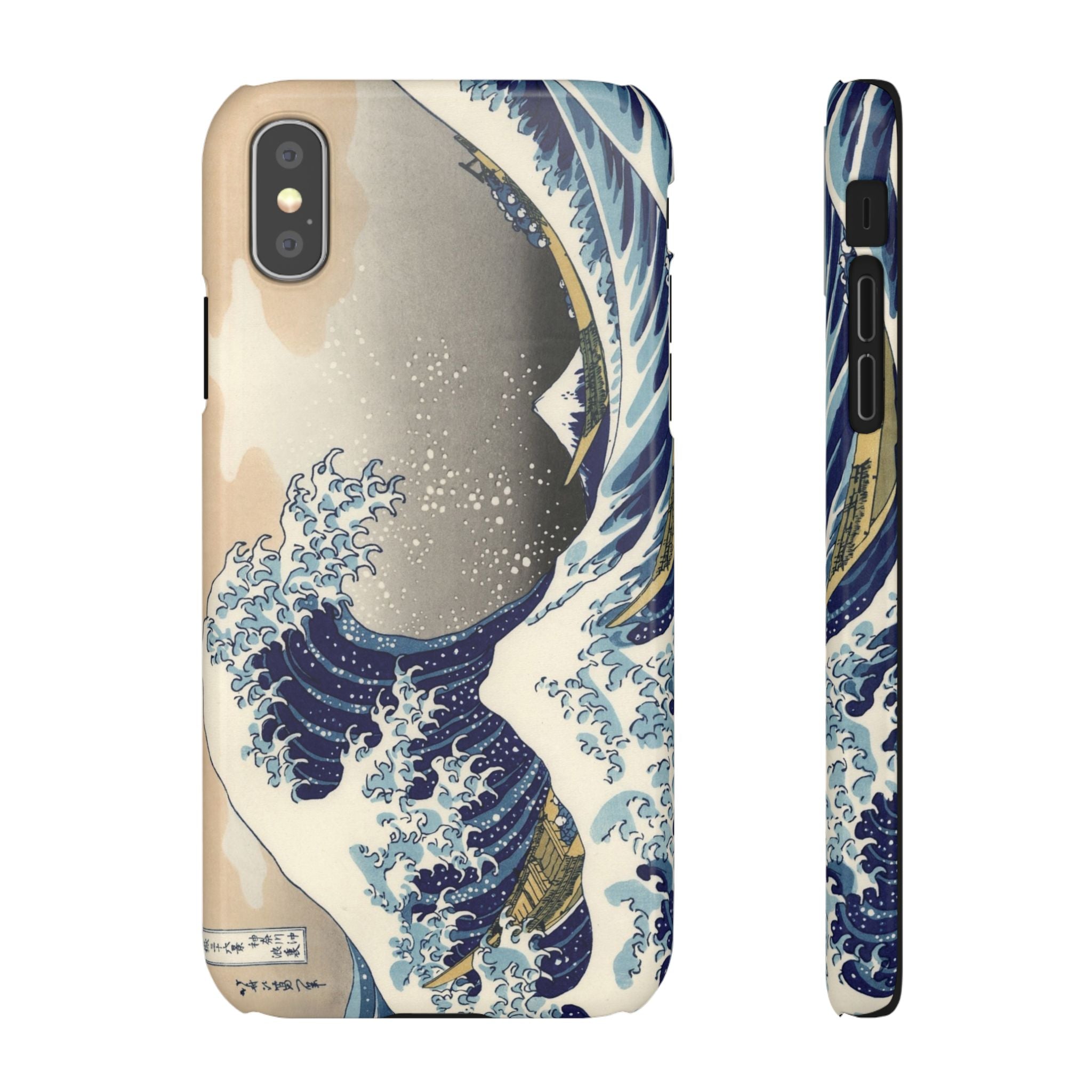 The Great Wave off Kanagawa by Hokusai - iPhone Slim Case