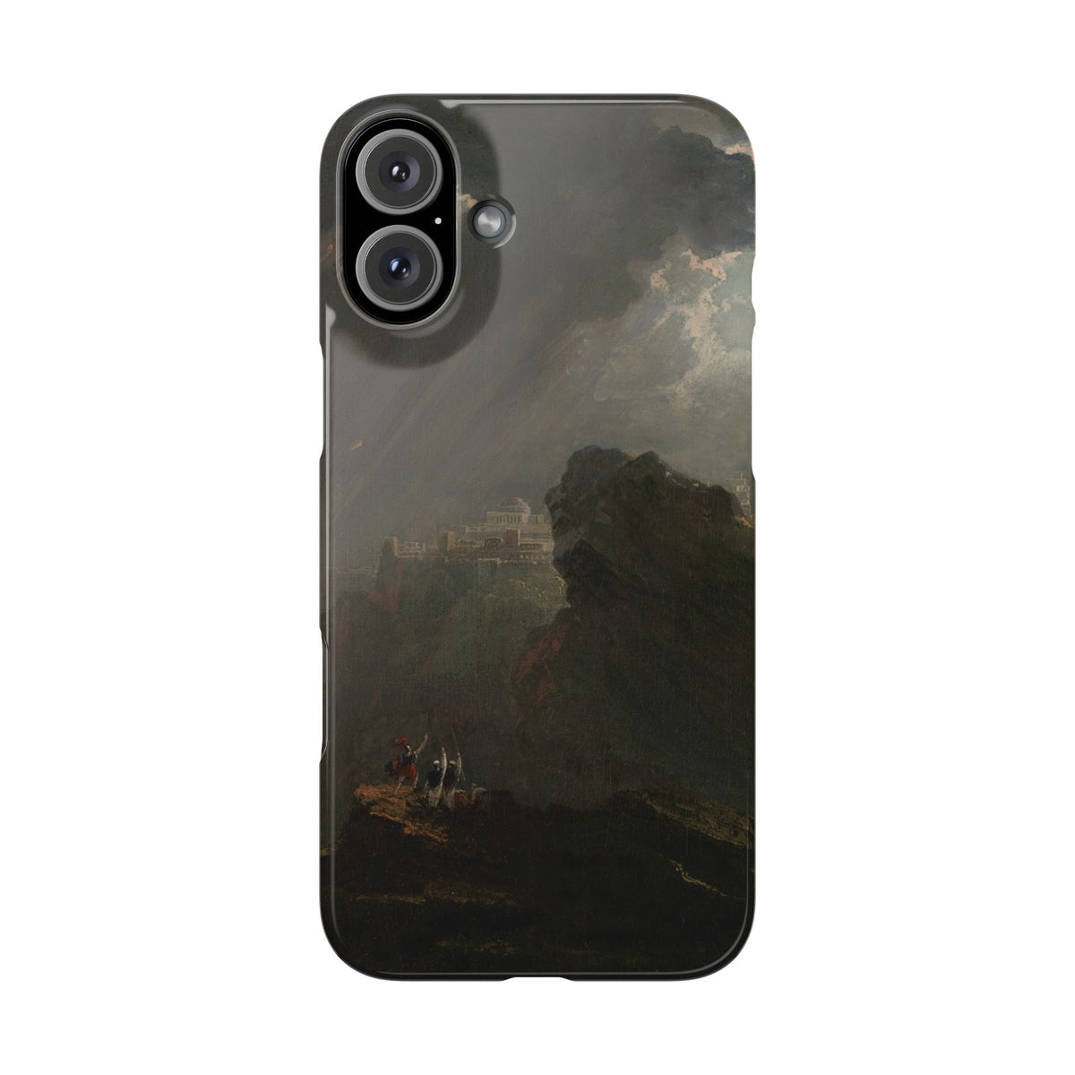 Joshua Commanding the Sun to Stand Still by John Martin - iPhone Slim Case