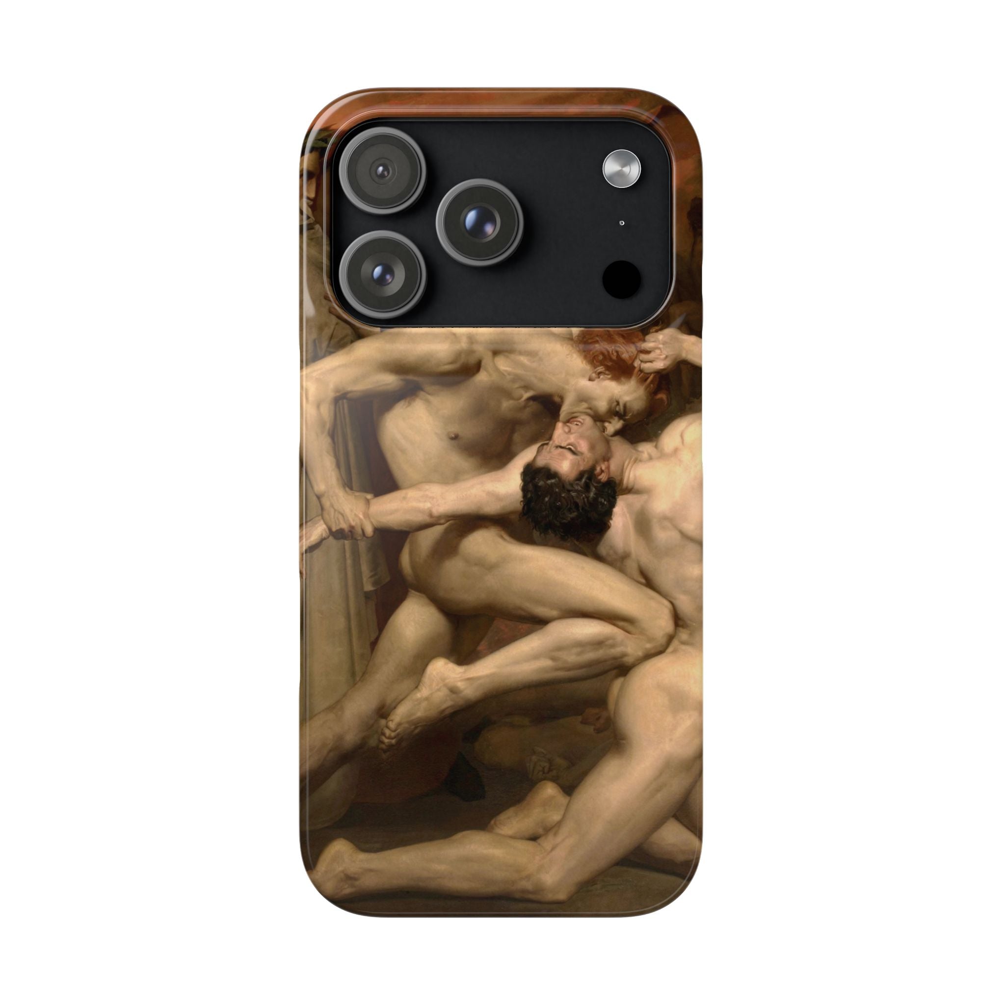 Dante and Virgile by William Bouguereau - iPhone Slim Case