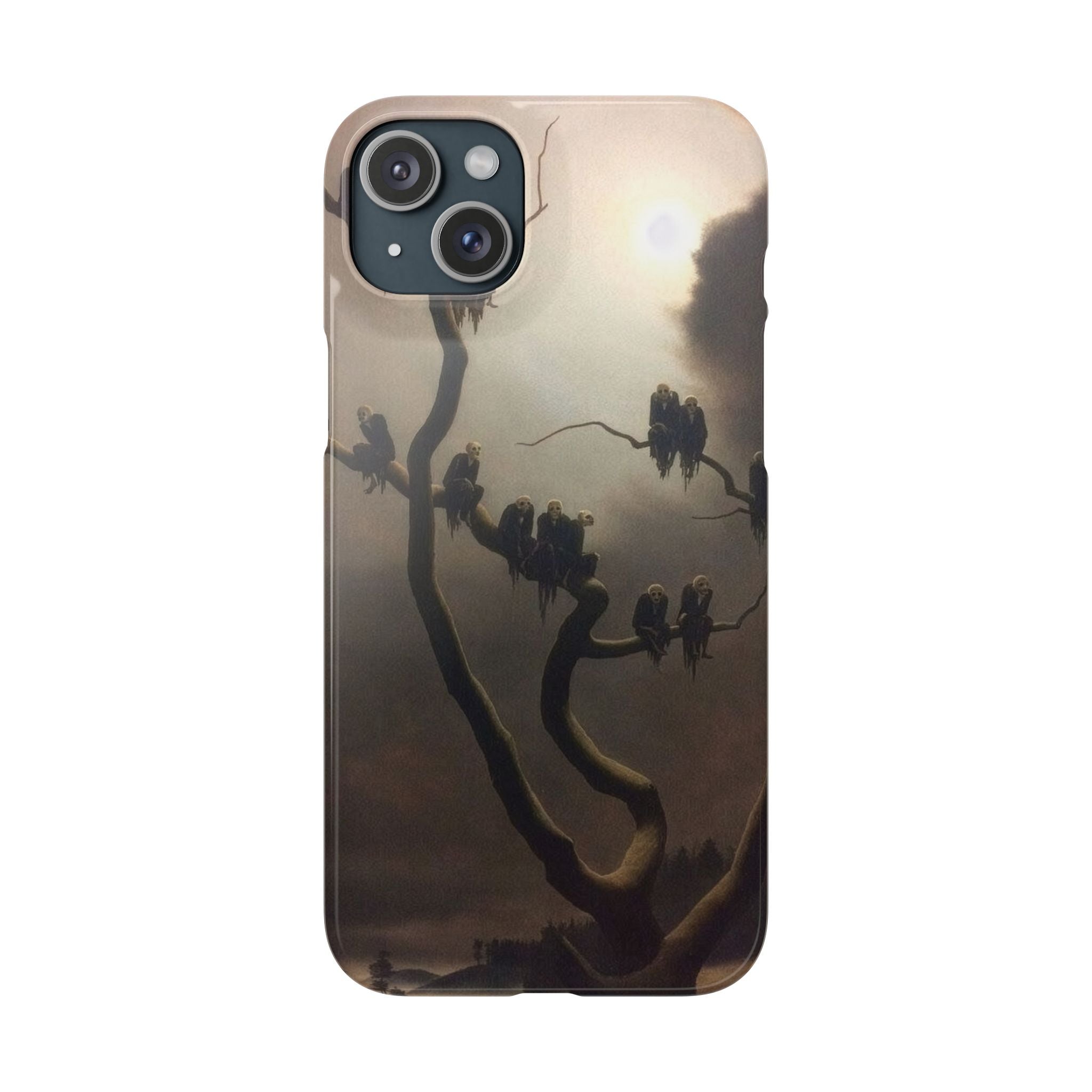 Ghosts on a Tree by Franz Sedlacek - iPhone Slim Case