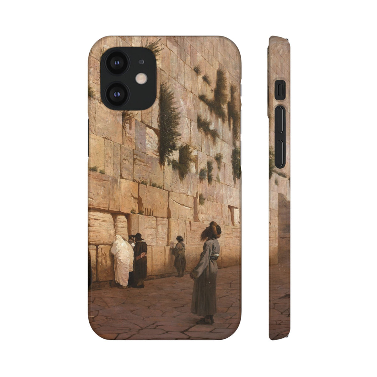 Le Mur des Lamentations by Jean-Leon Gerome - iPhone Slim Case