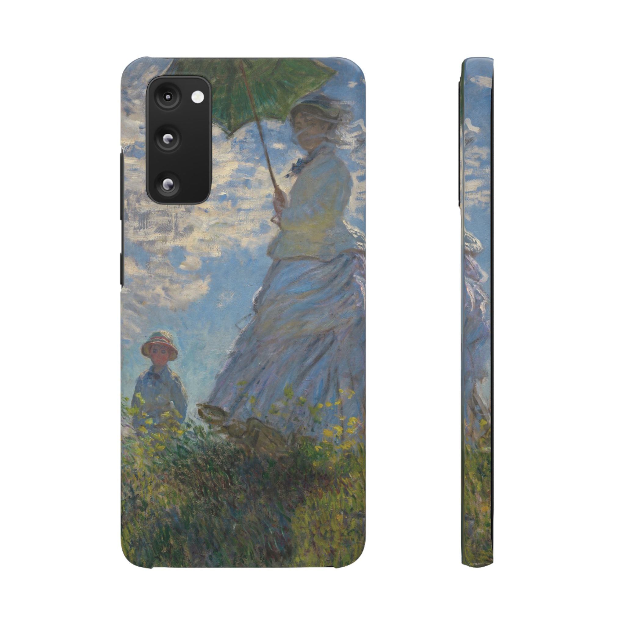 Madame Monet and Her Son by Claude Monet - Samsung Slim Case