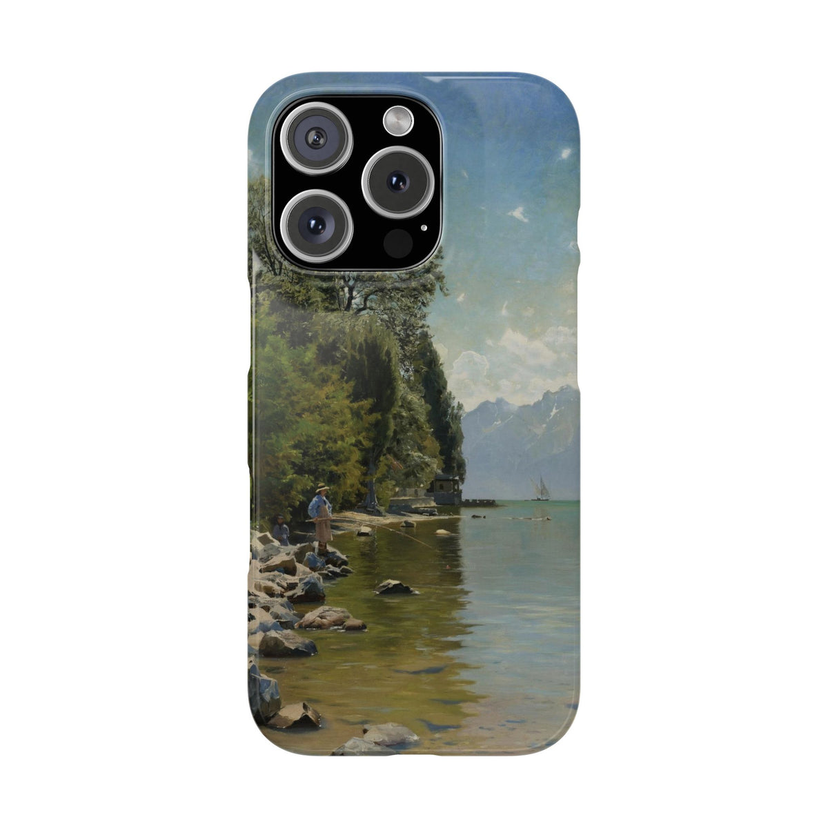 Lac Leman by Peder Mork Monsted - iPhone Slim Case