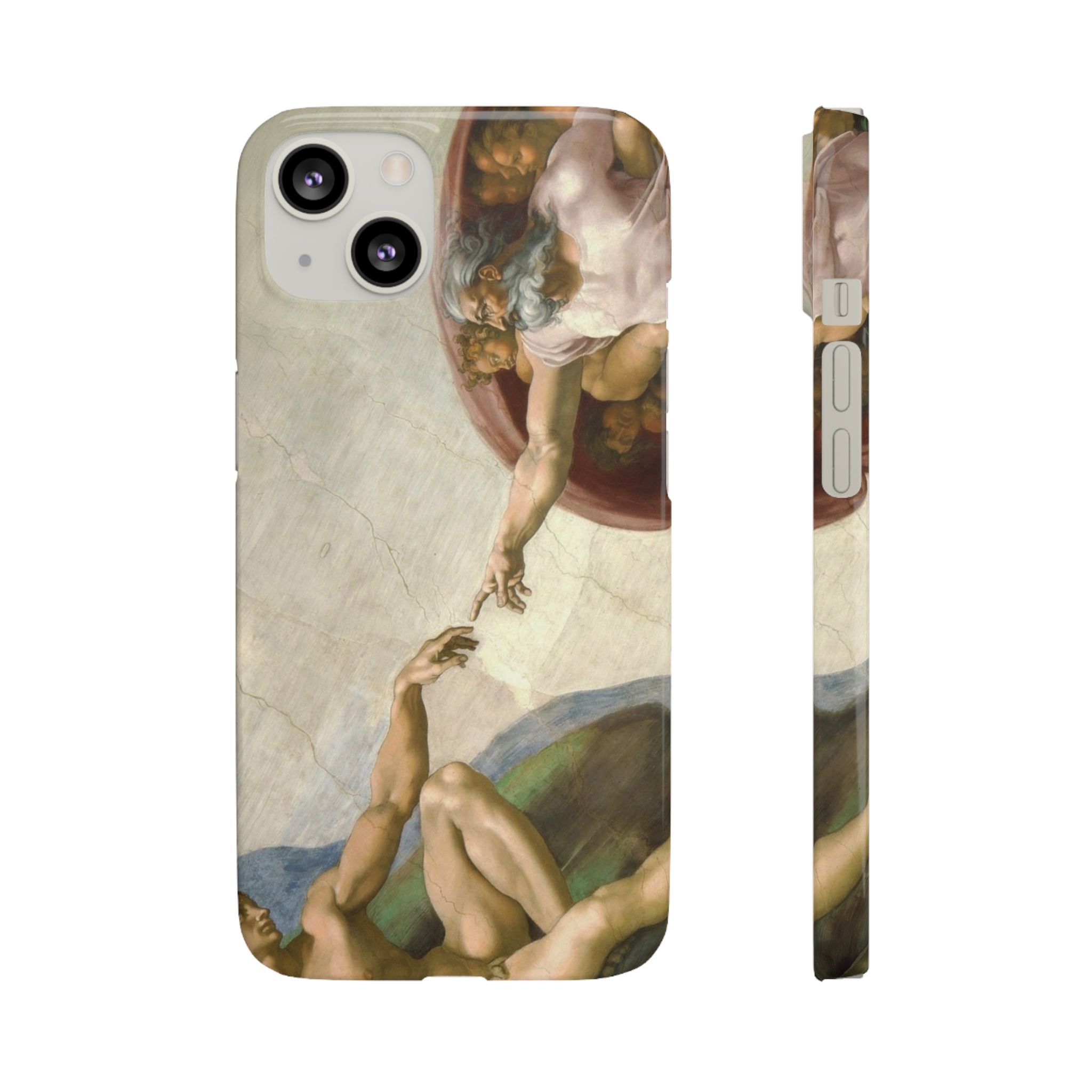 Creation of Adam by Michelangelo - iPhone Slim Case