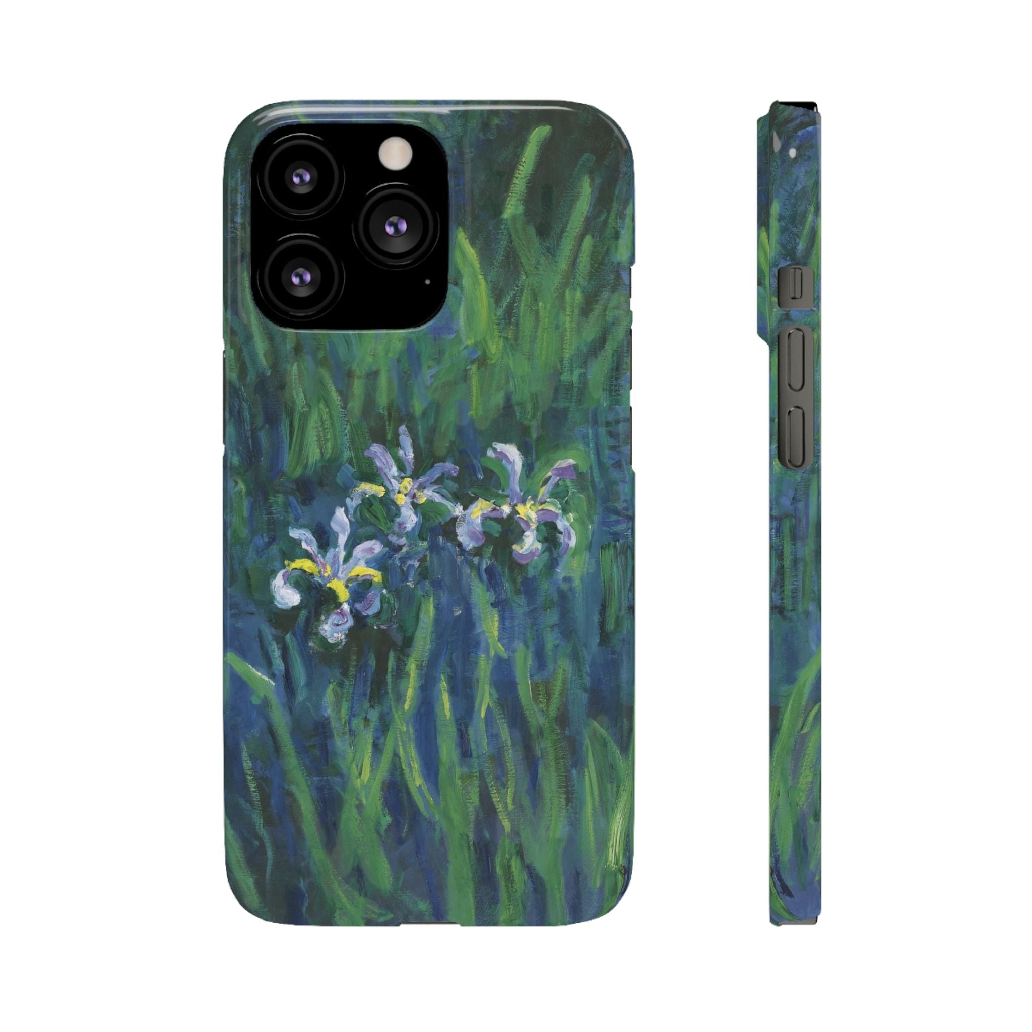 Irises by Claude Monet - iPhone Slim Case