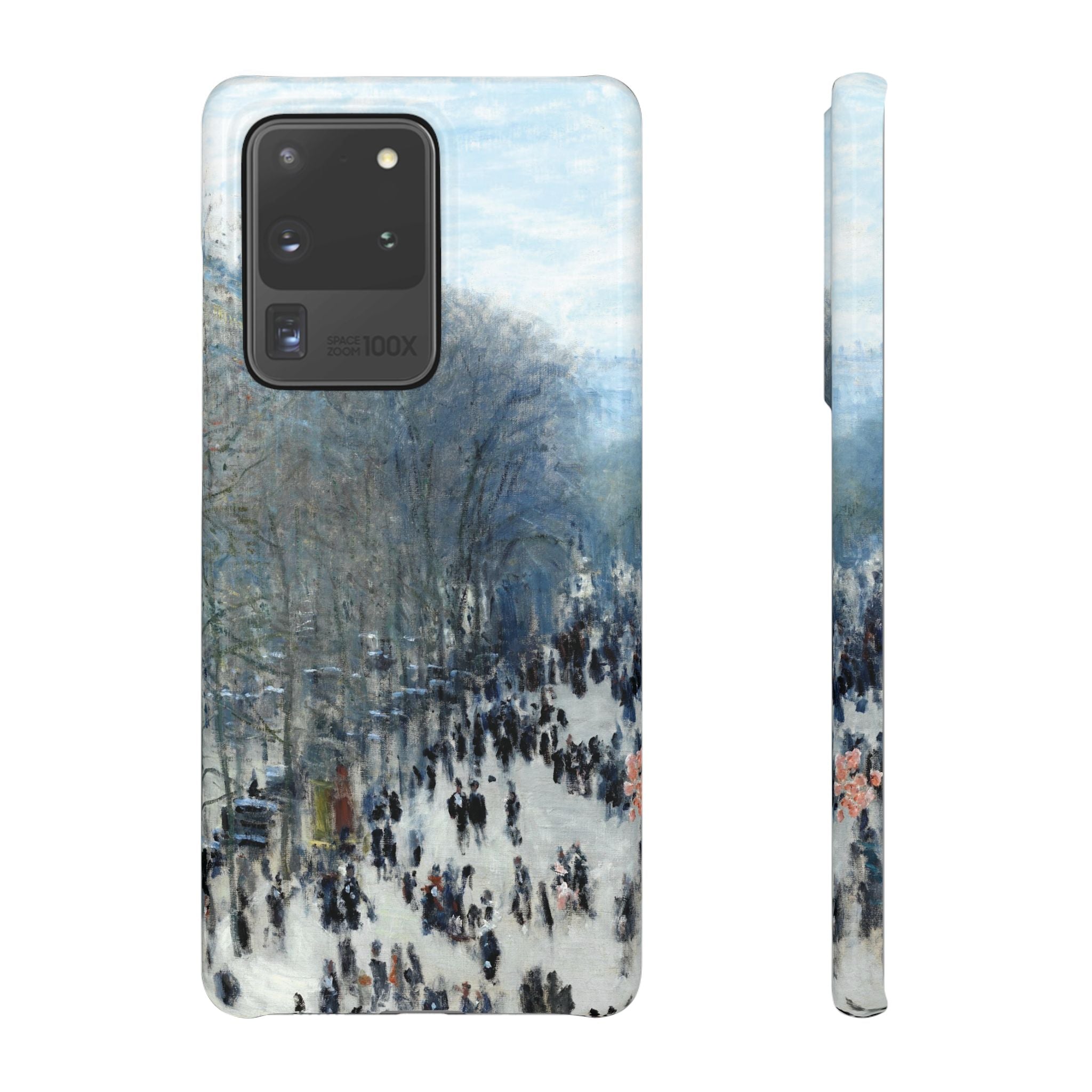 Boulevard des Capucines by Claude Monet - Samsung Slim Case