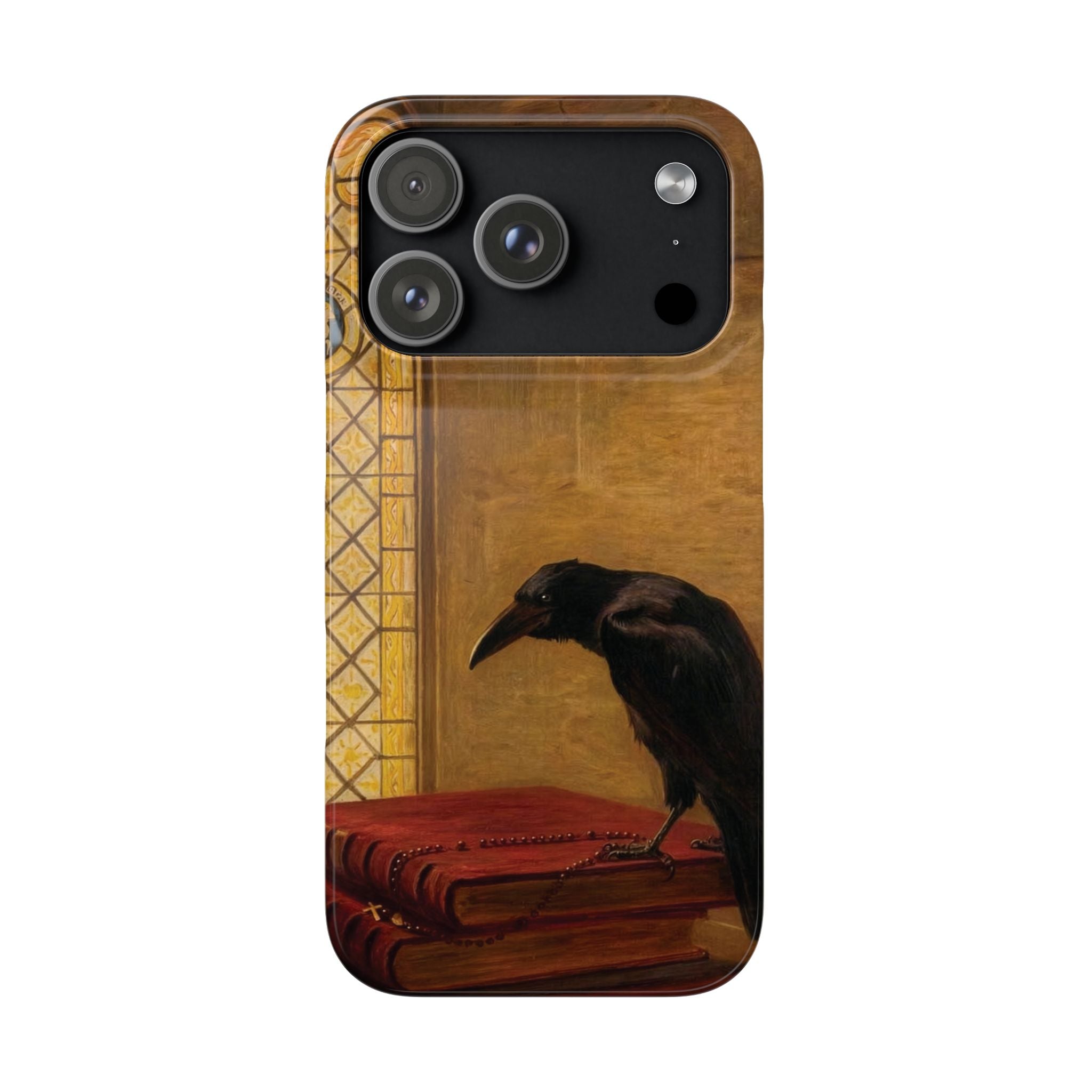 A Saint, from Jackdaw of Rheims by Briton Riviere - iPhone Slim Case
