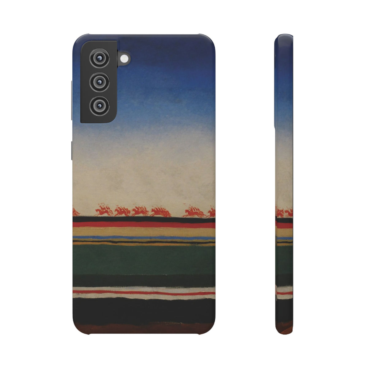 Red Cavalry Riding by Kazimir Malevich - Samsung Slim Case