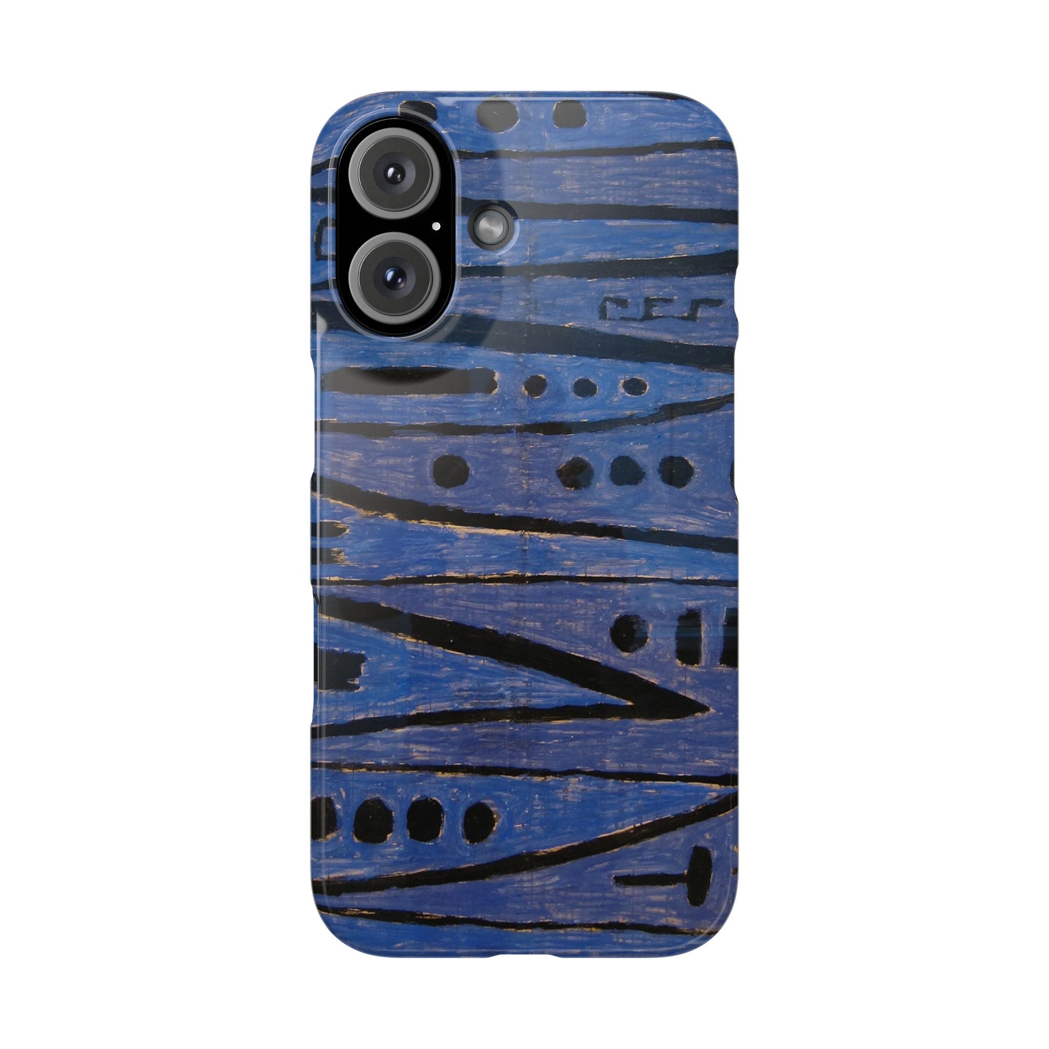 Heroic strokes of the bow by Paul Klee - iPhone Slim Case