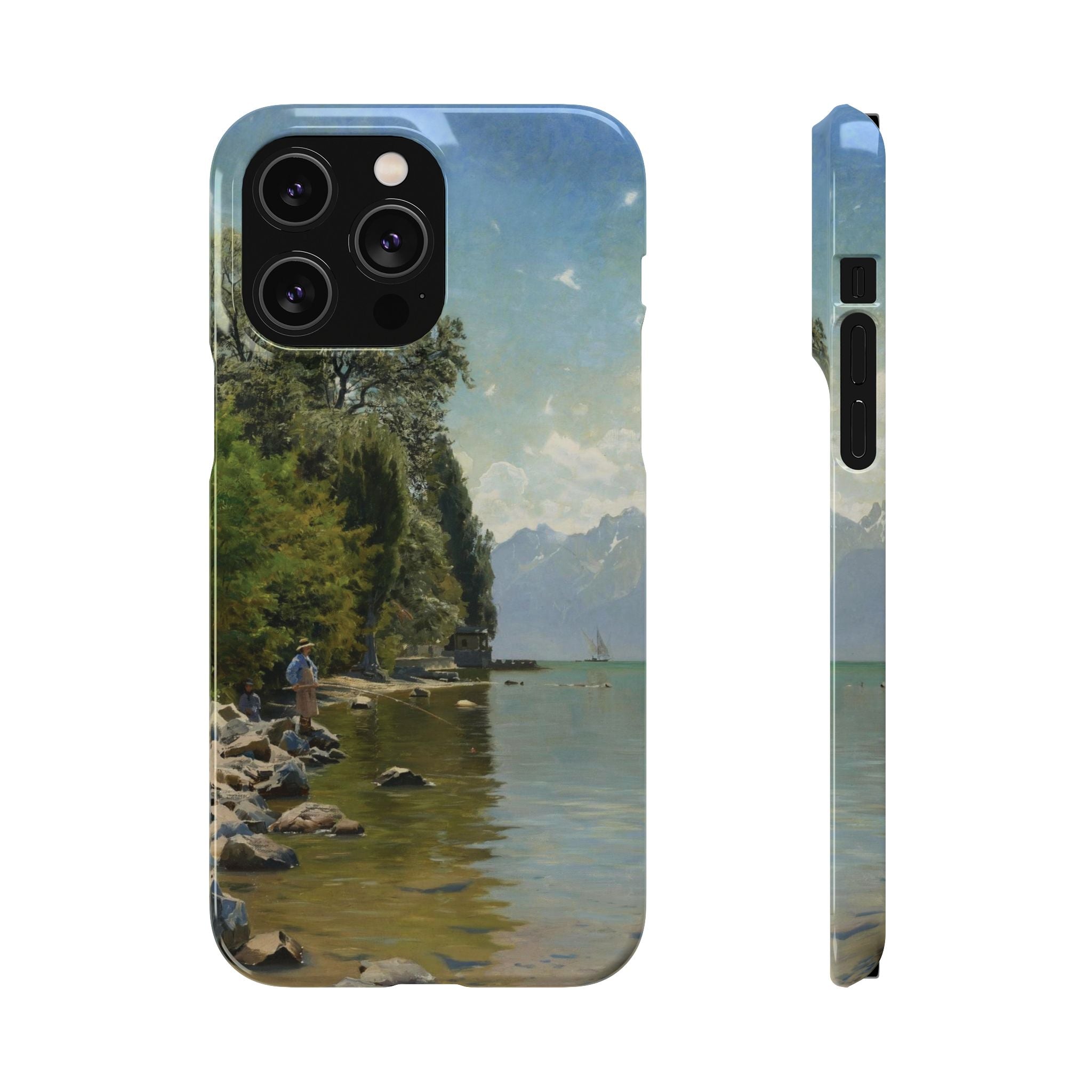 Lac Leman by Peder Mork Monsted - iPhone Slim Case