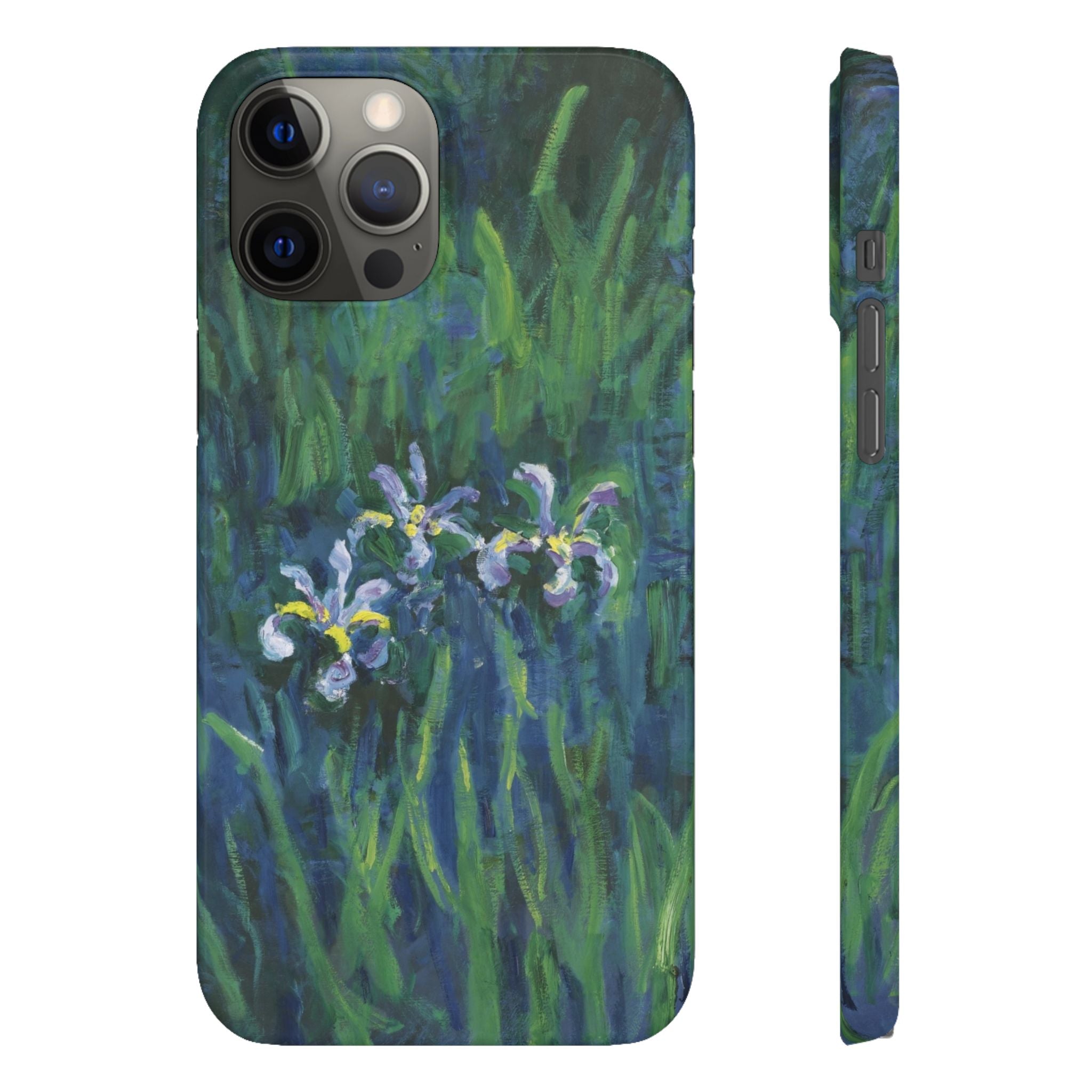 Irises by Claude Monet - iPhone Slim Case