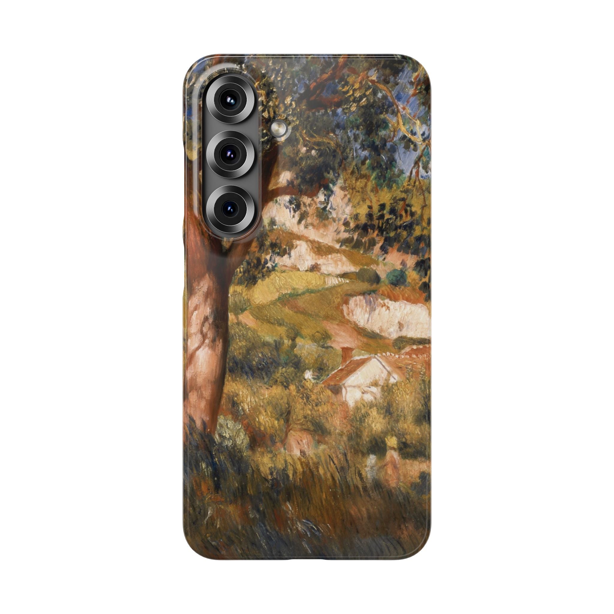 Paysage a La Roche Guyon by Pierre Auguste Renoir - Samsung Slim Case