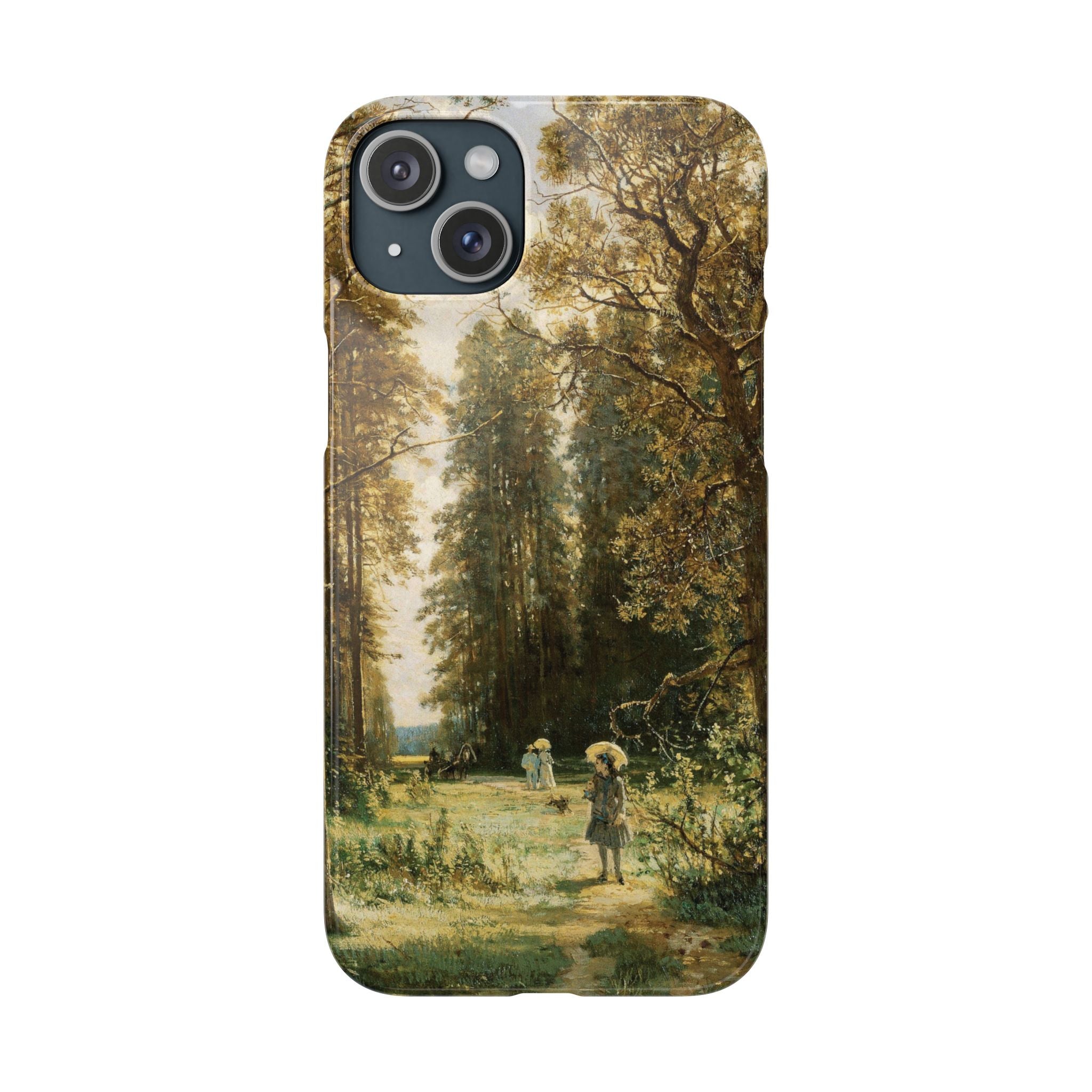 The Path in the Forest by Ivan Ivanovich Shishkin - iPhone Slim Case