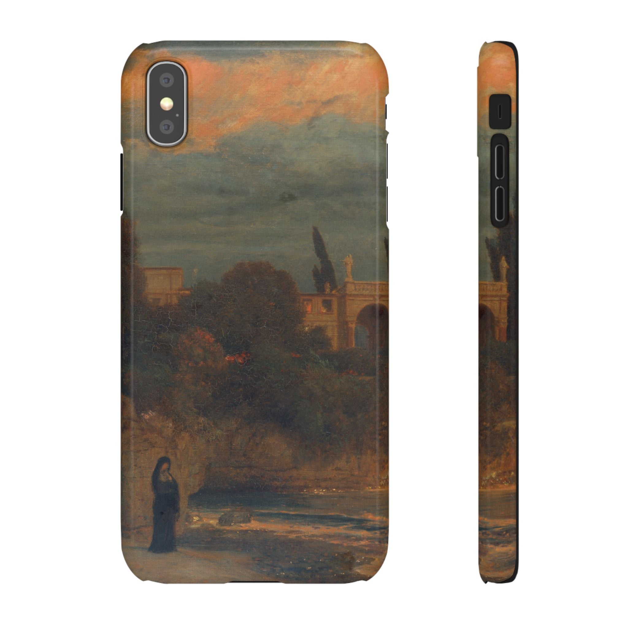 Villa by the Sea by Arnold Böcklin - iPhone Slim Case
