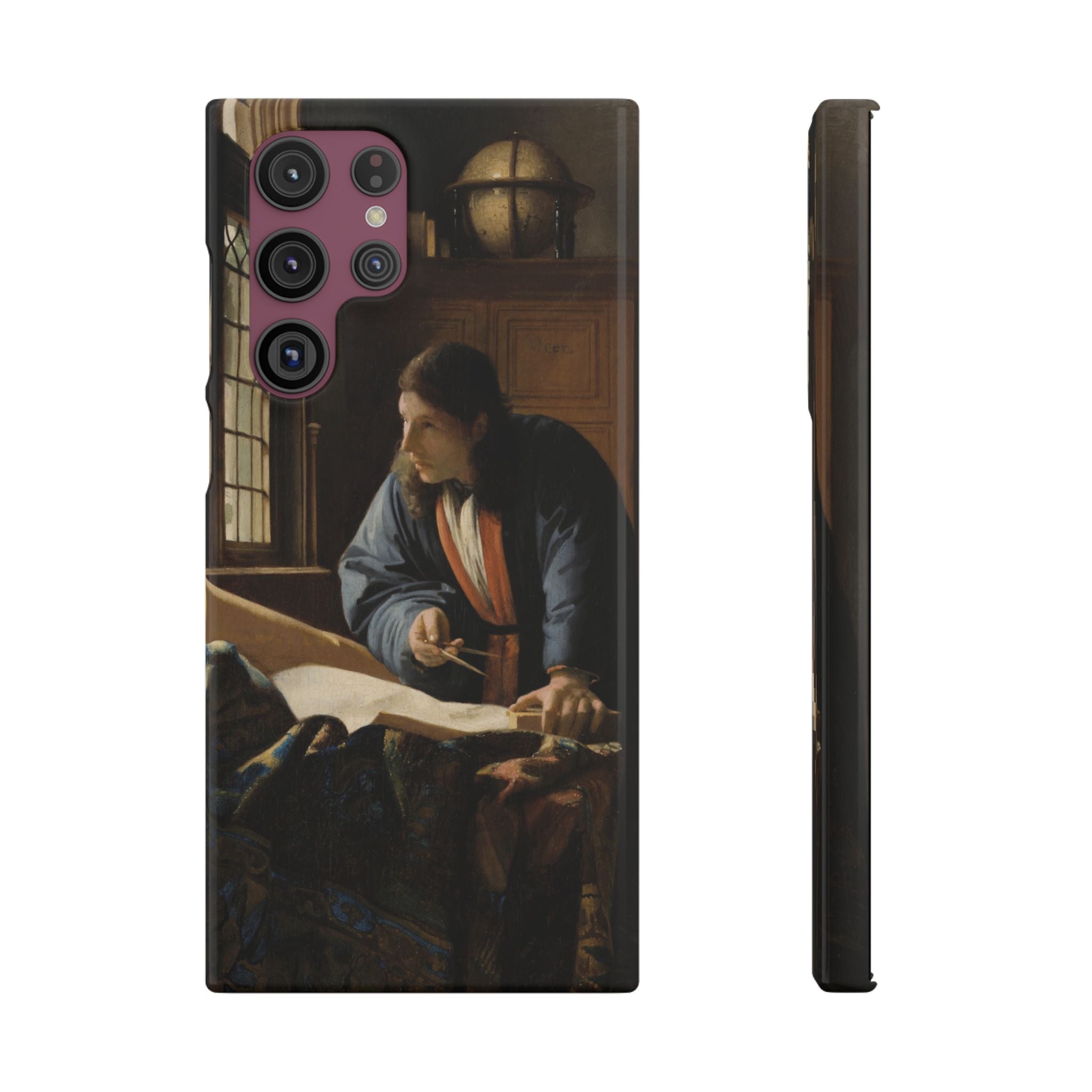 The Geographer by Johannes Vermeer - Samsung Slim Case