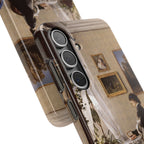 In front of the mirror by Ivan Ivanovich Shishkin - Samsung Slim Case