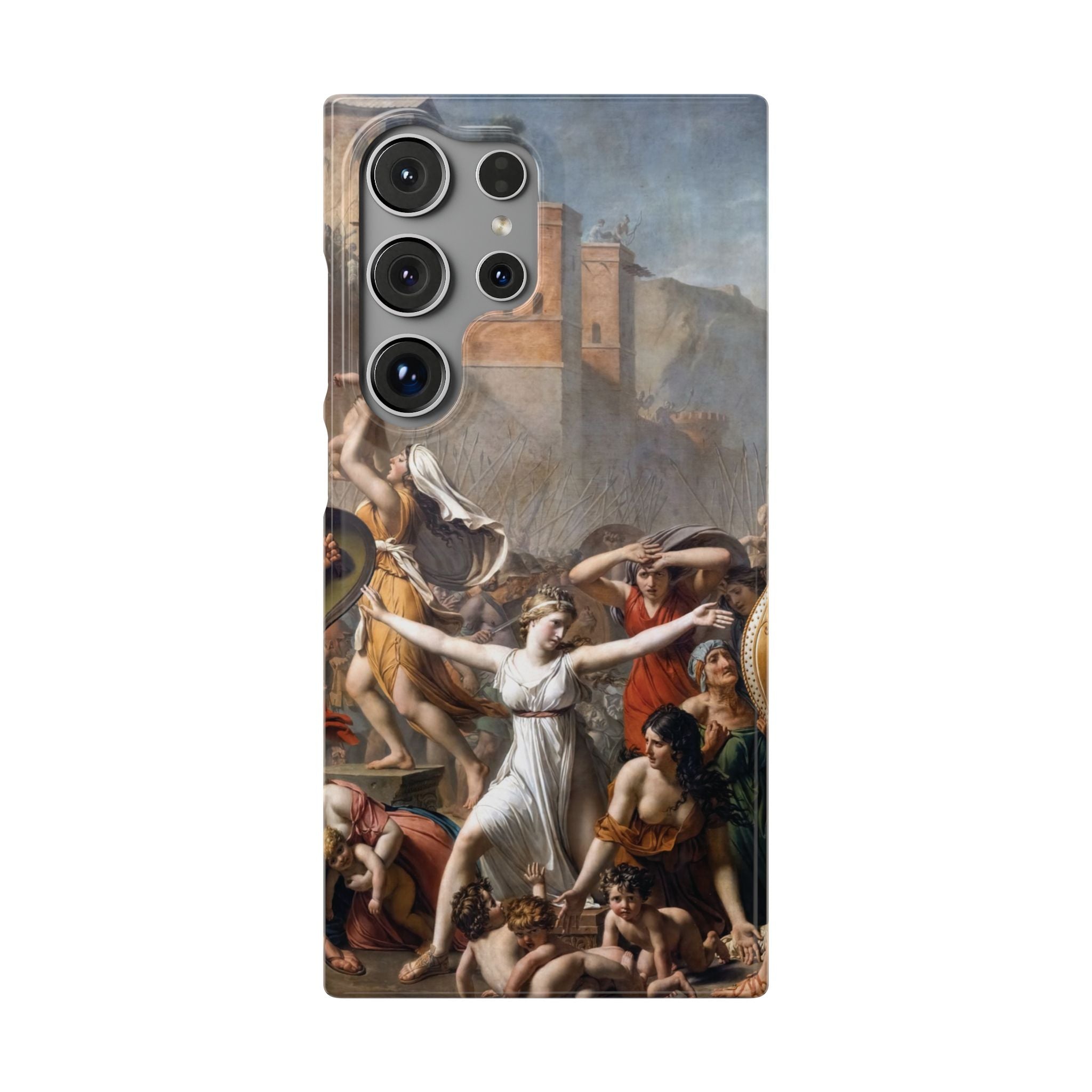 The Intervention of the Sabine Women by Jacques-Louis David - Samsung Slim Case