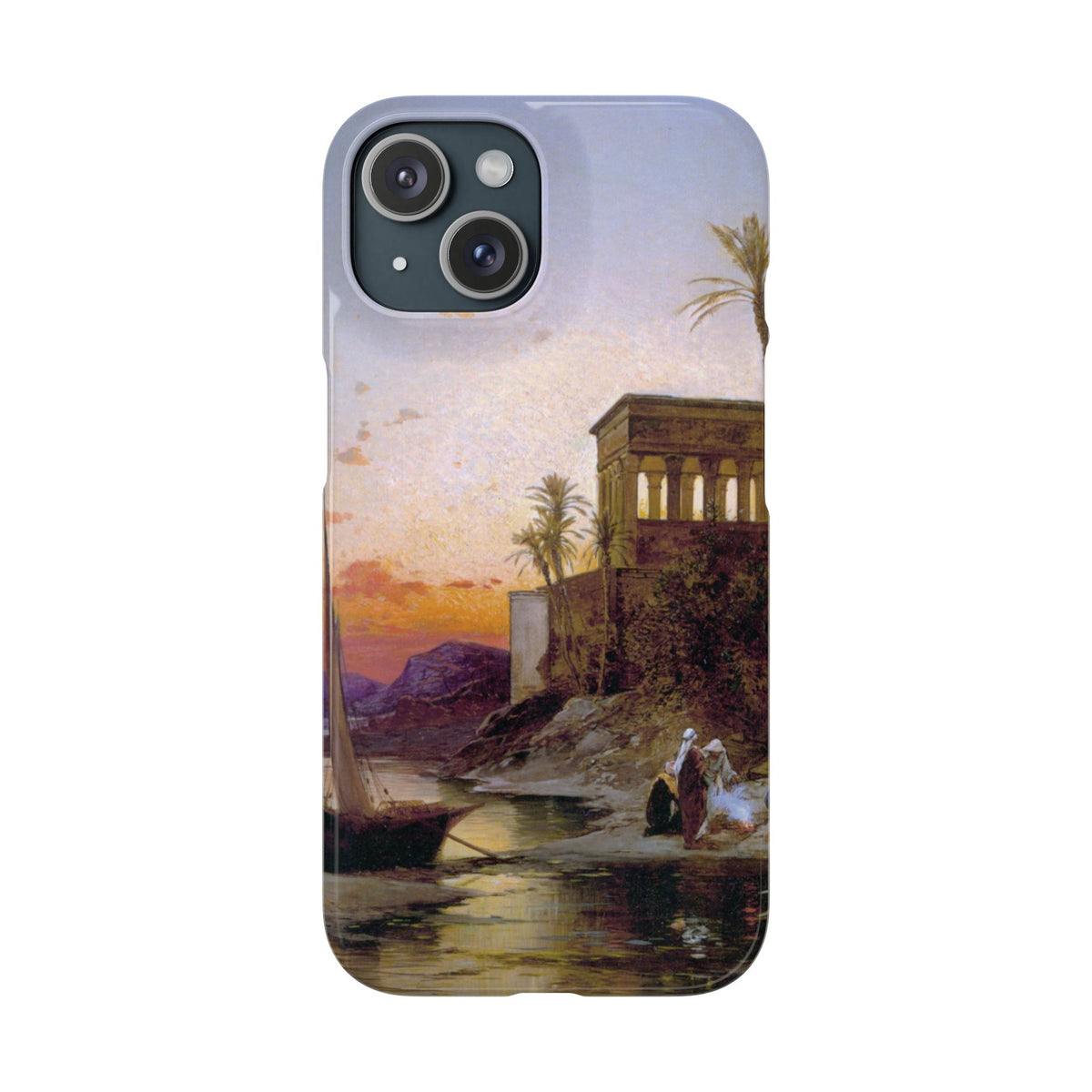 The Kiosk of Trajan by Hermann Corrodi - iPhone Slim Case