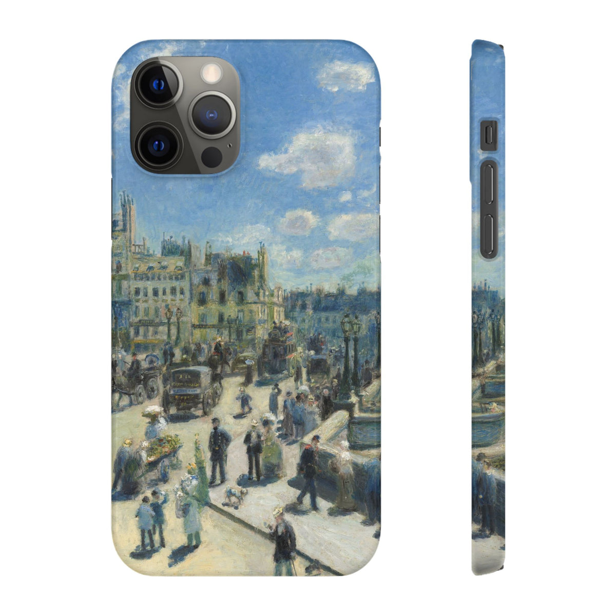 Pont Neuf Paris by Pierre Auguste Renoir - iPhone Slim Case