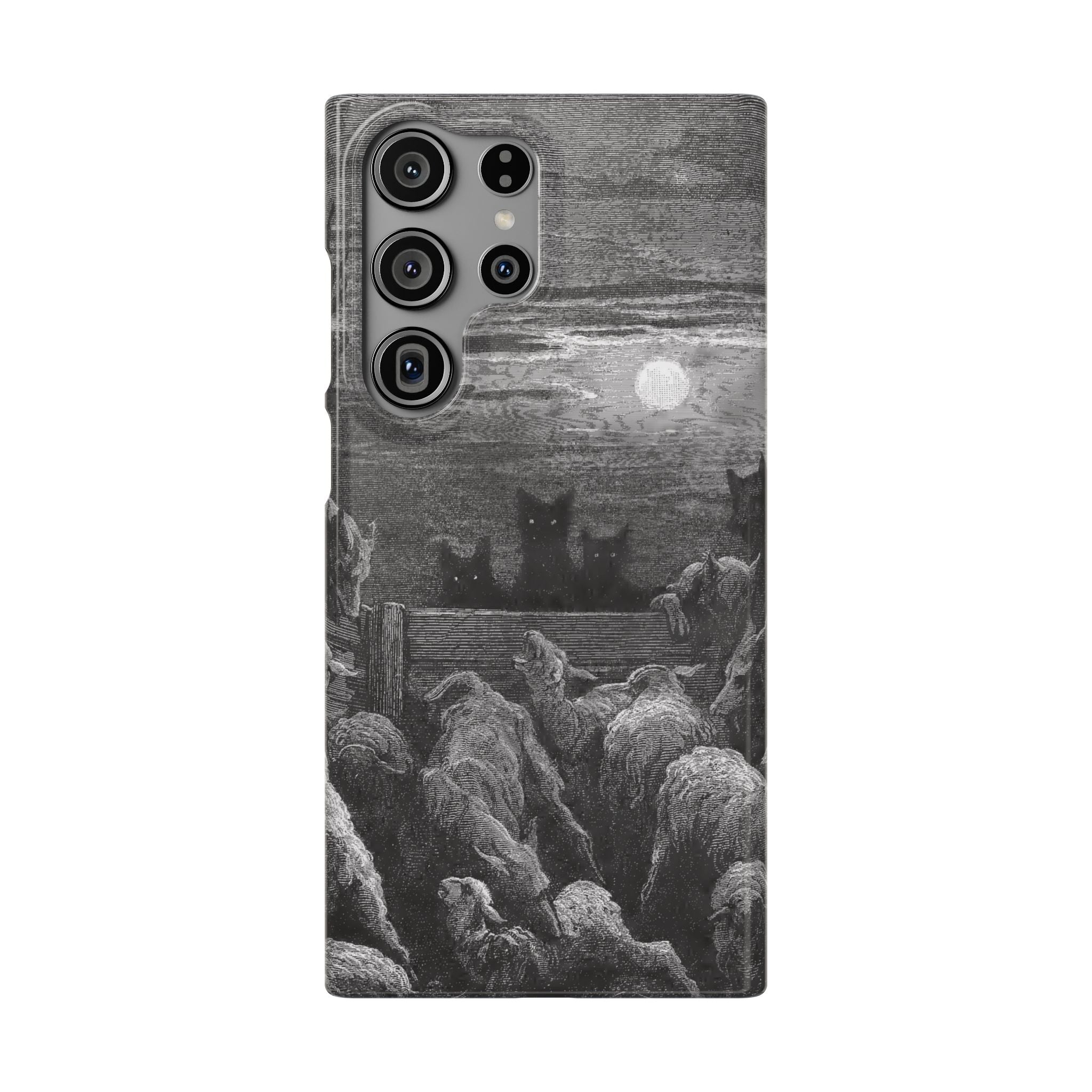 The Wolves and The Sheep by Gustave Dore - Samsung Slim Case