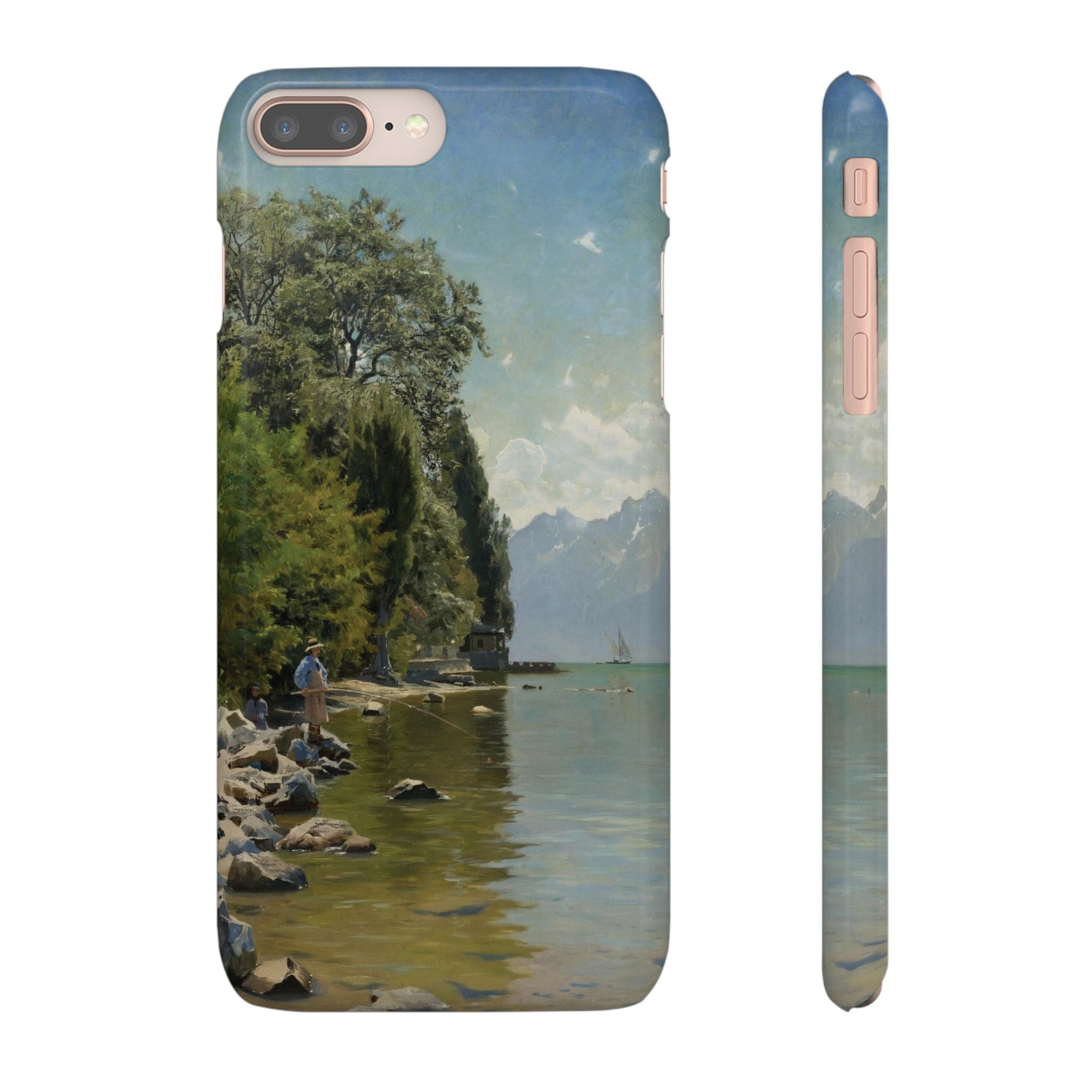 Lac Leman by Peder Mork Monsted - iPhone Slim Case