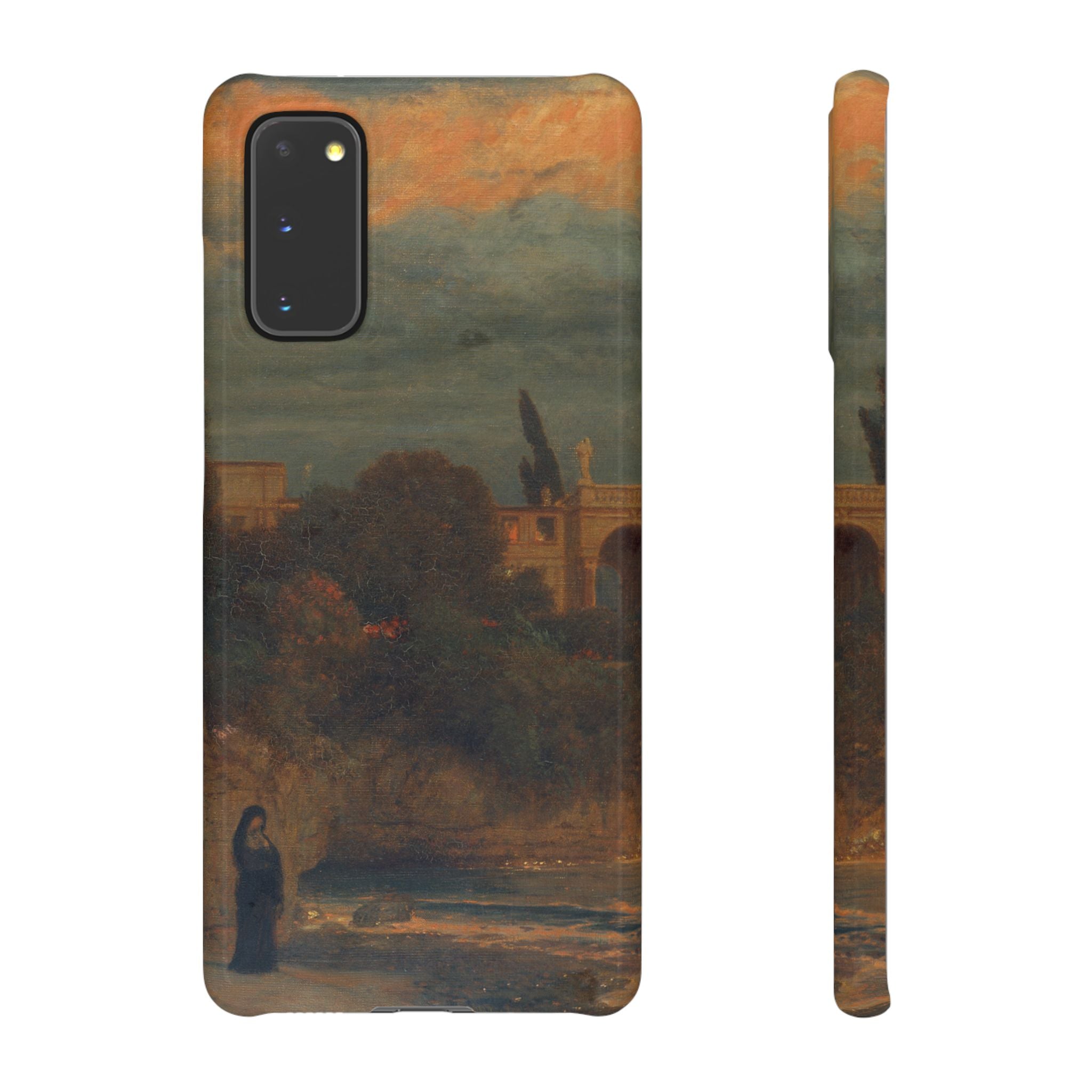 Villa by the Sea by Arnold Böcklin - Samsung Slim Case