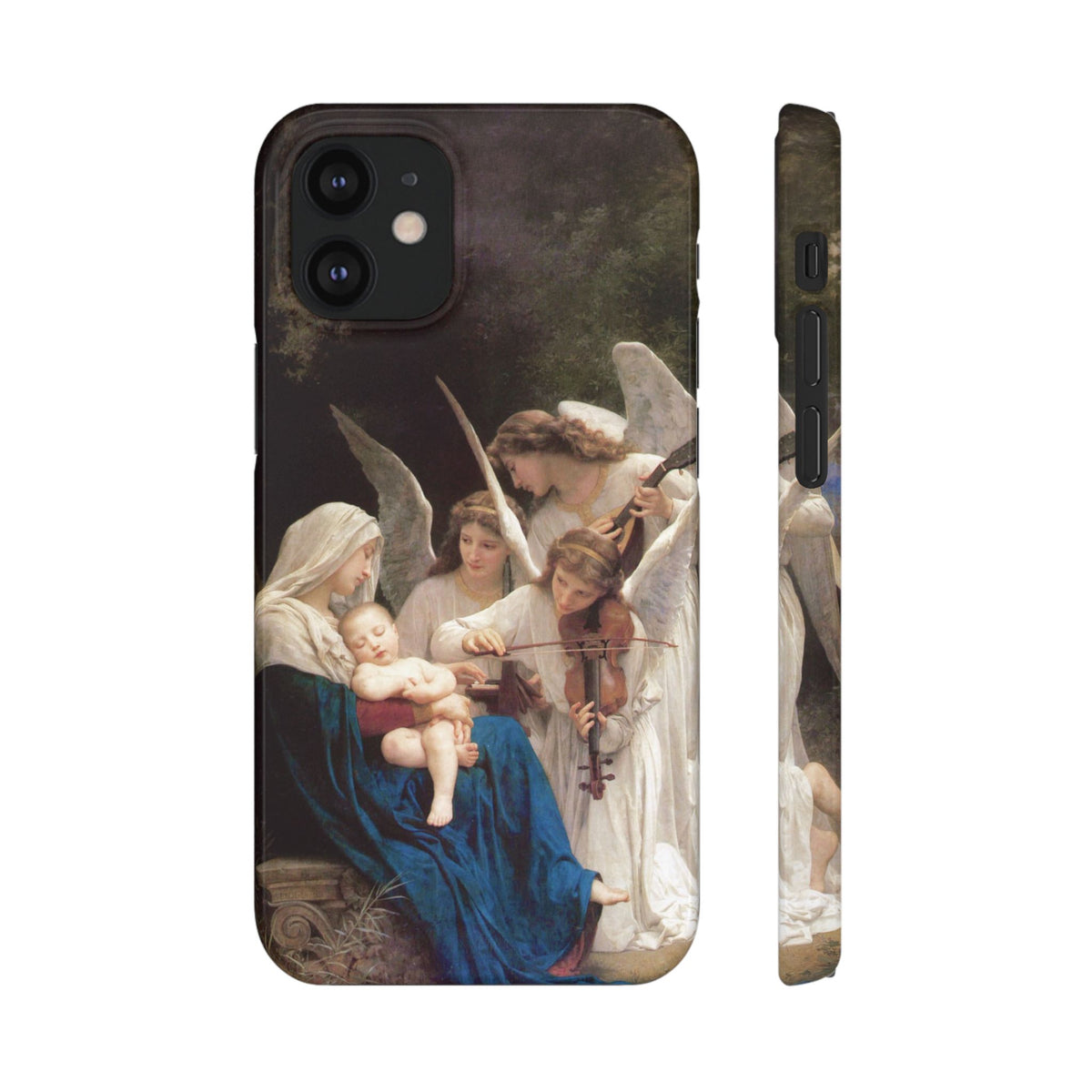 The Virgin of the angels by William-Adolphe Bouguereau - iPhone Slim Case