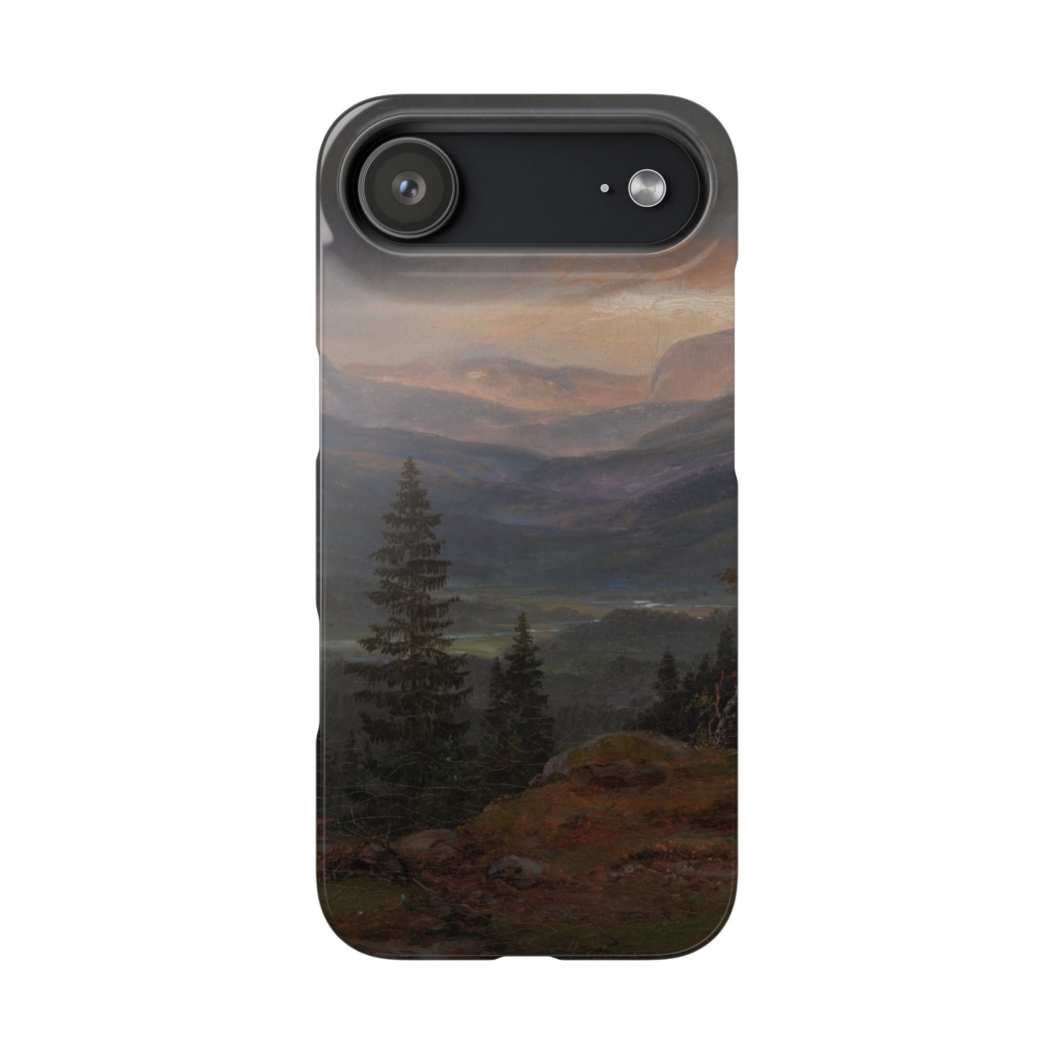 View over Hallingdal by Johan Dahl - iPhone Slim Case